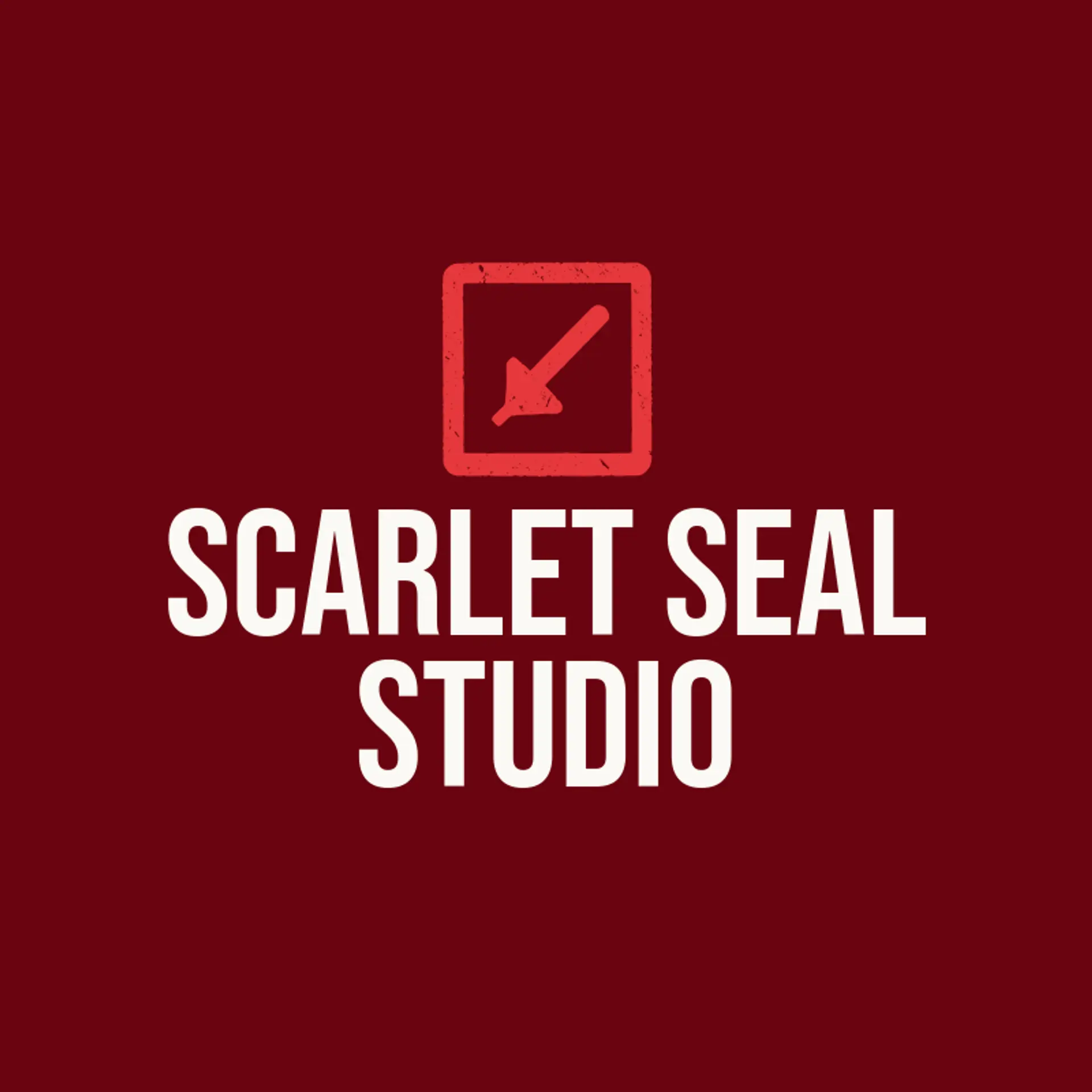 Scarlet Seal Studio logo for stamp