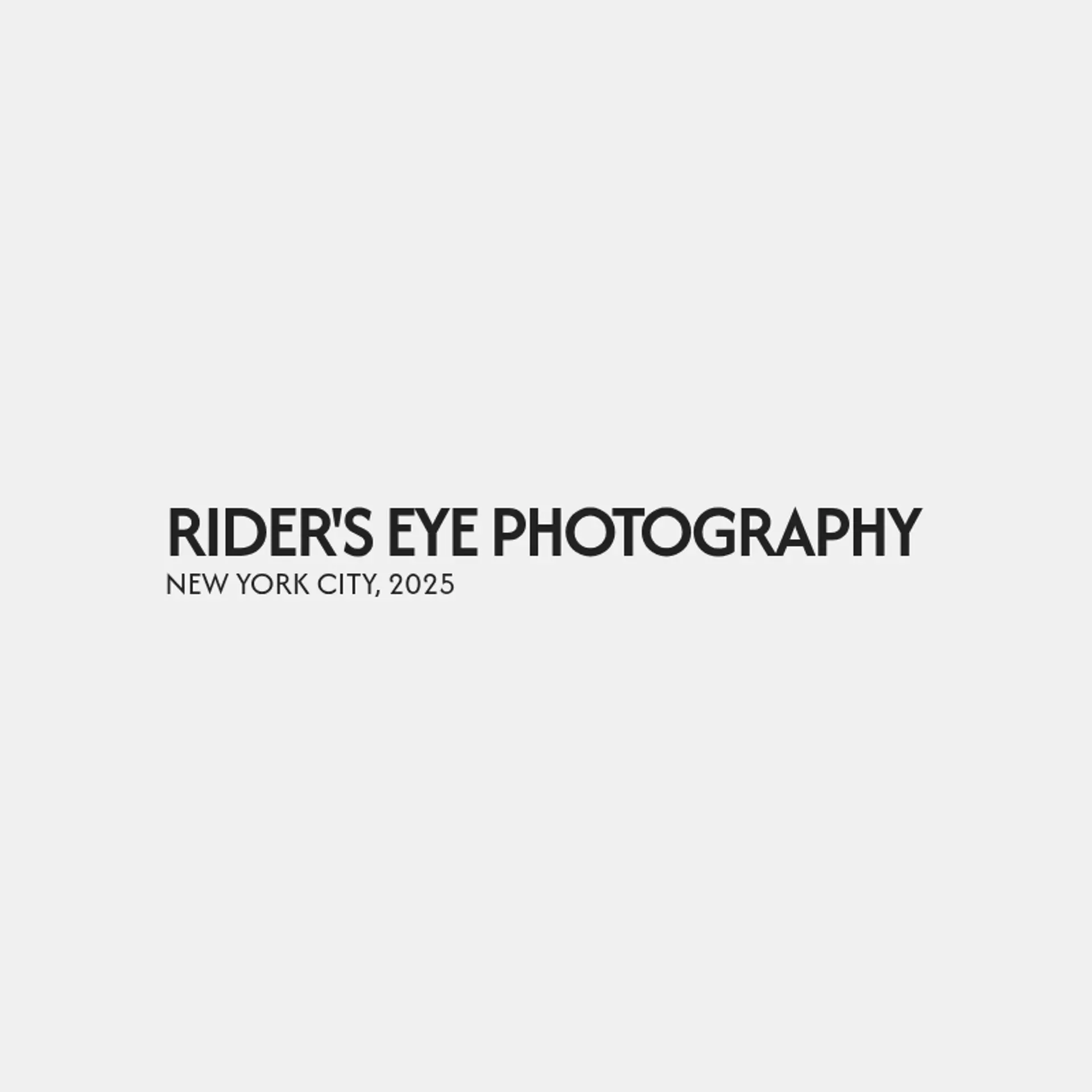 Rider's Eye Photography logo for car photography