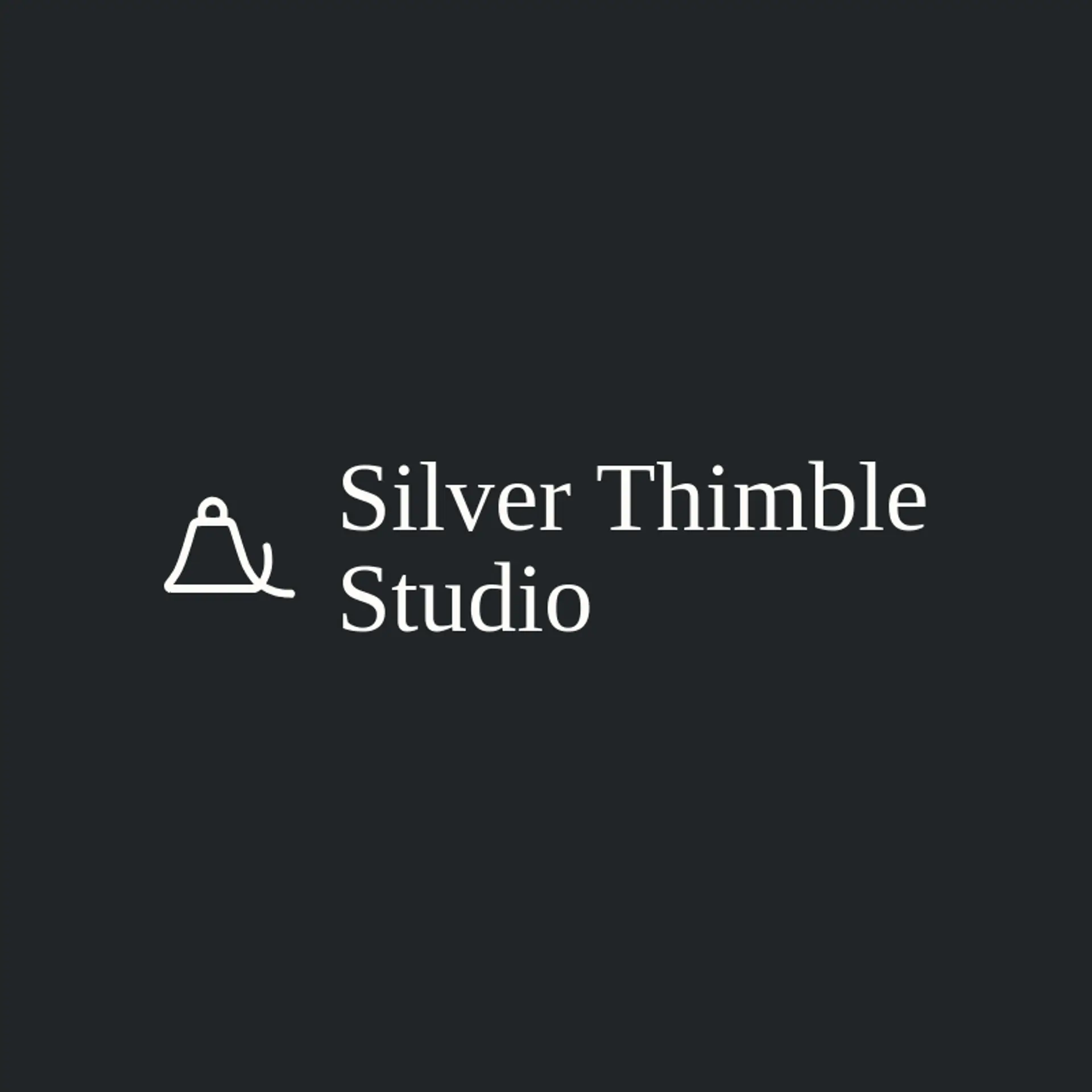 Silver Thimble Studio logo for stitching