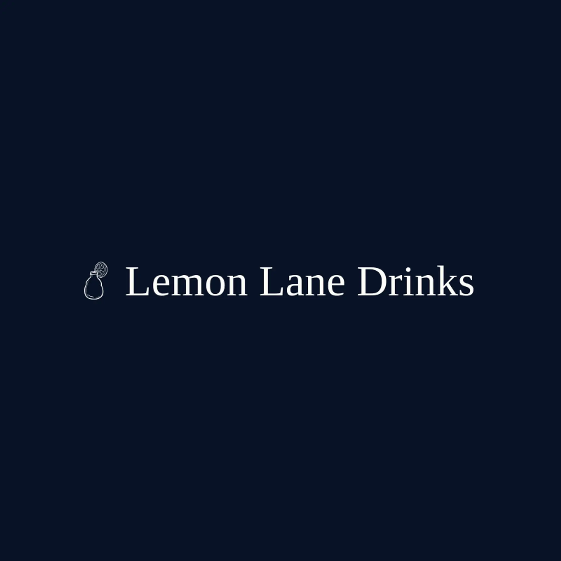 Lemon Lane Drinks logo for drink