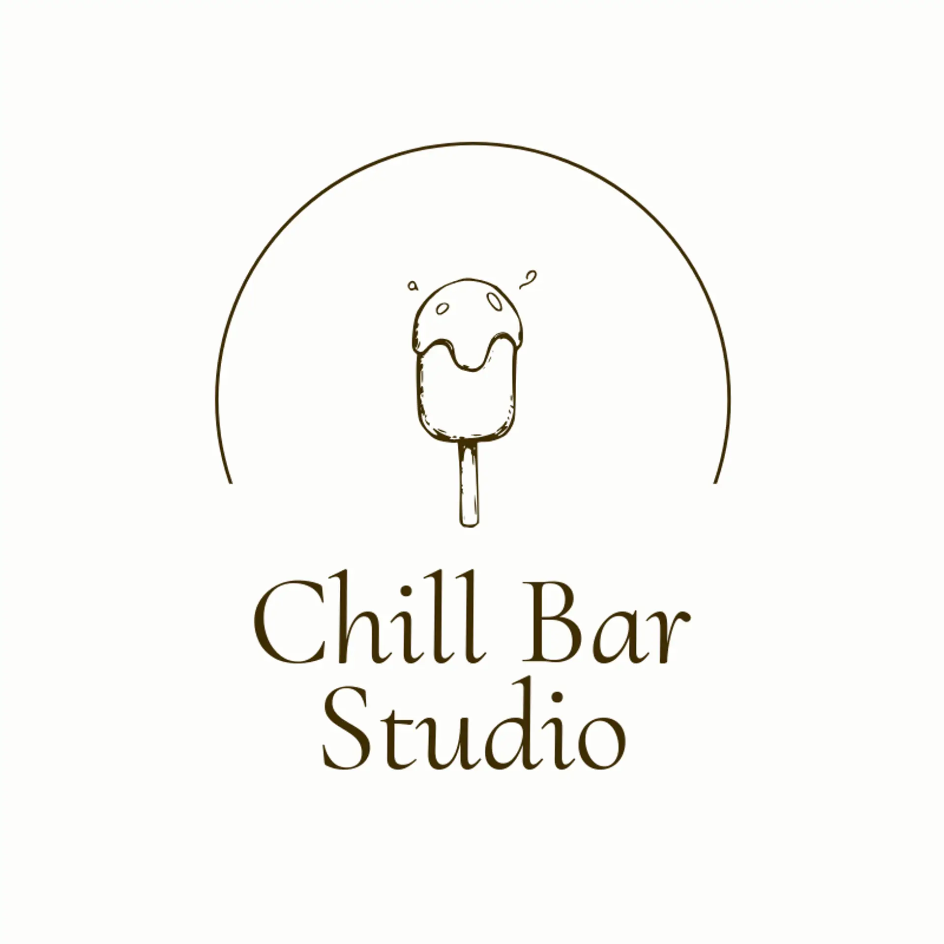 Chill Bar Studio logo for popsicle