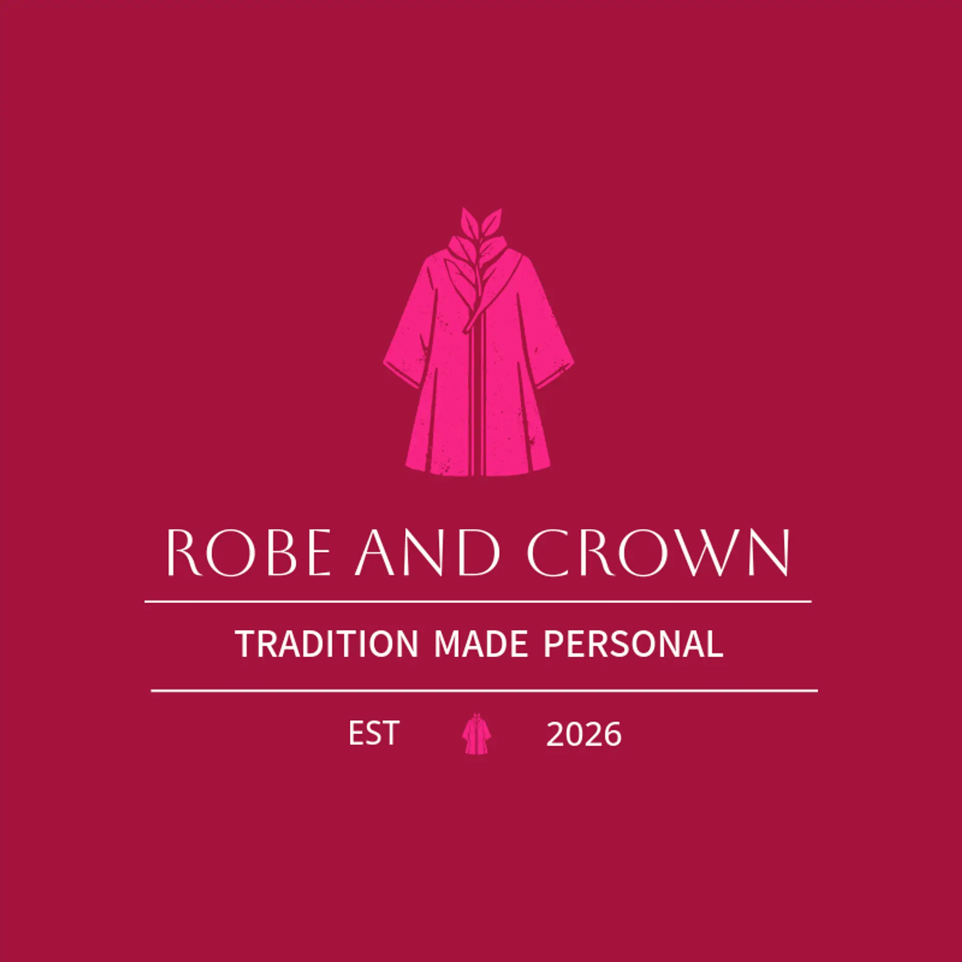 Robe And Crown logo for royal