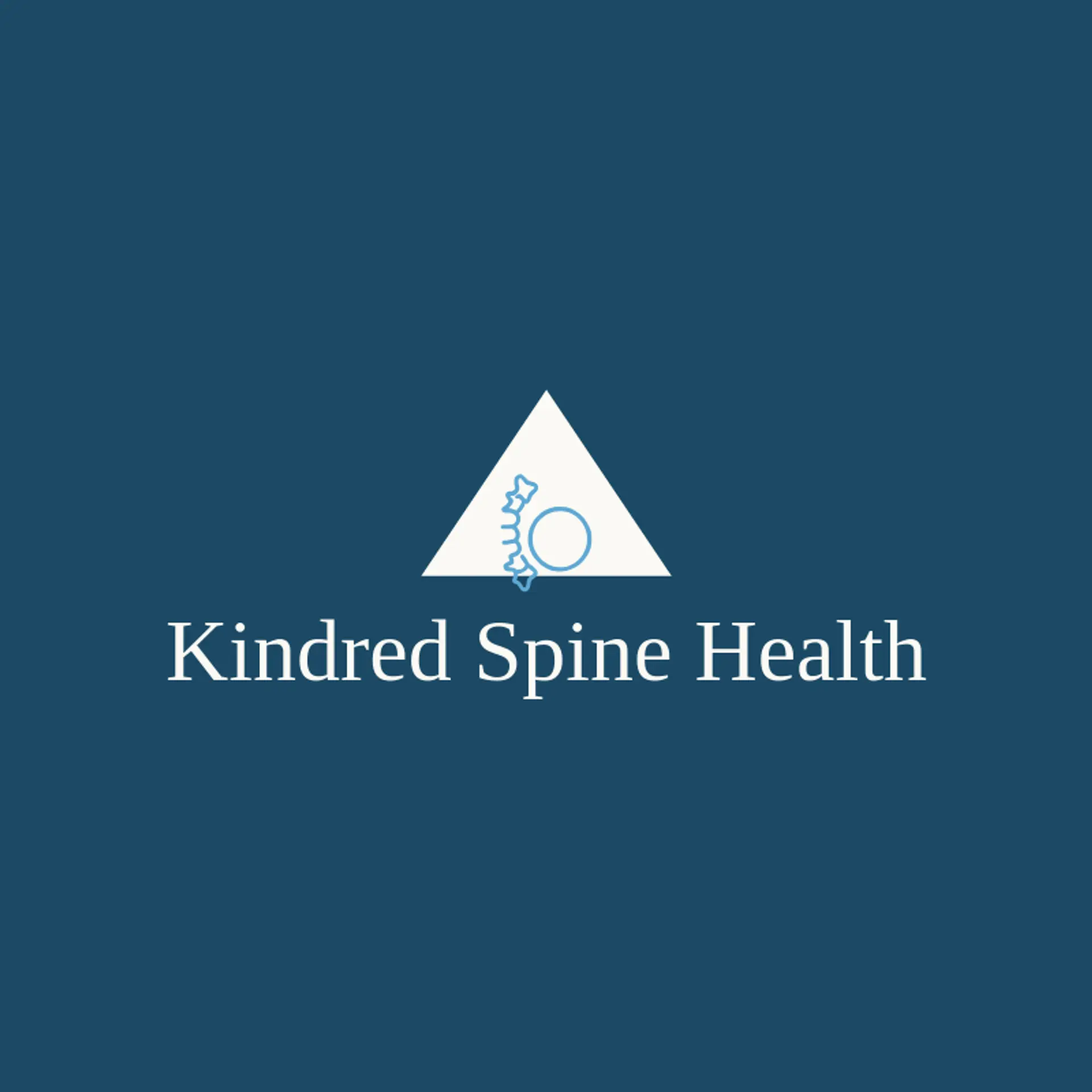 Kindred Spine Health logo for spine