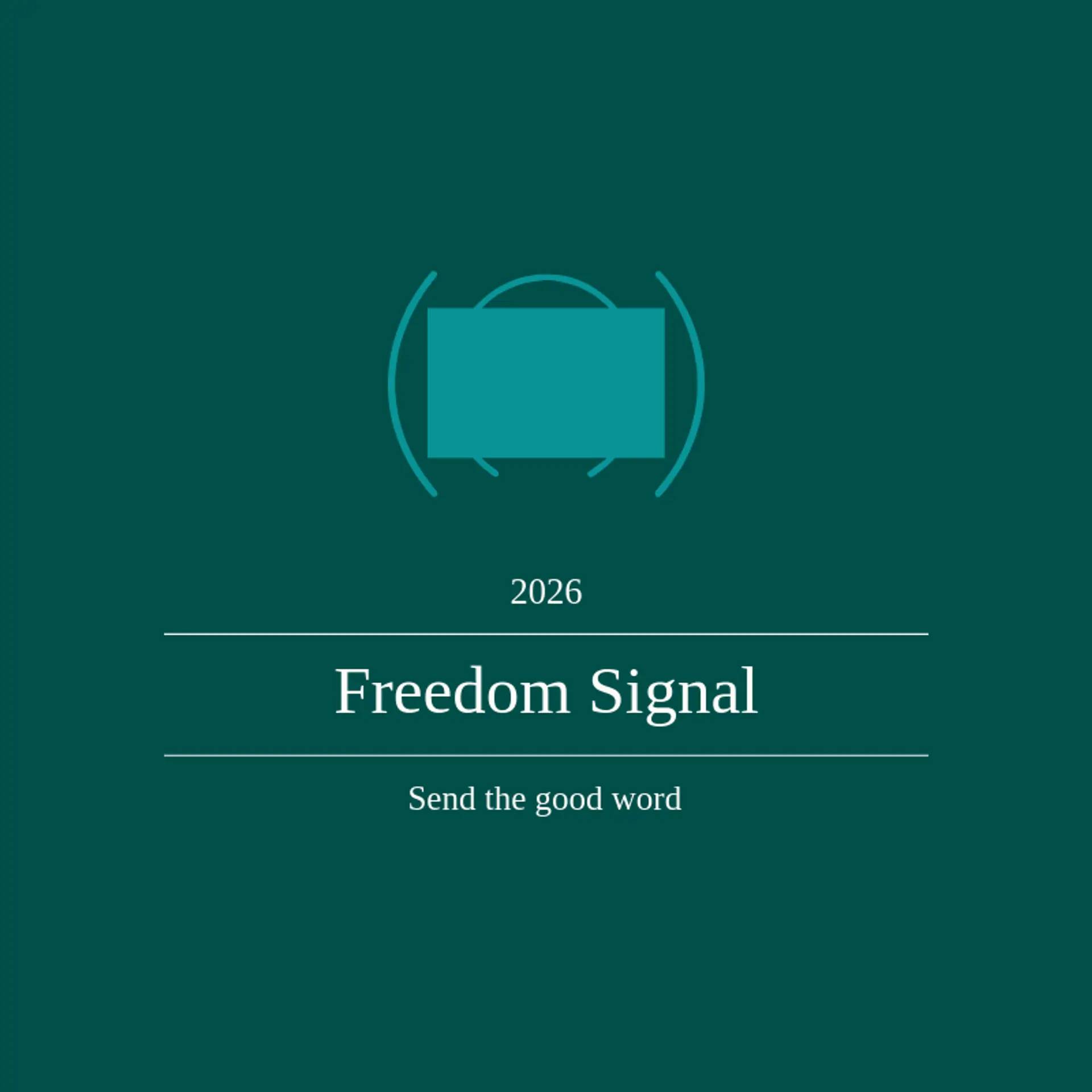 Freedom Signal logo for usa flag