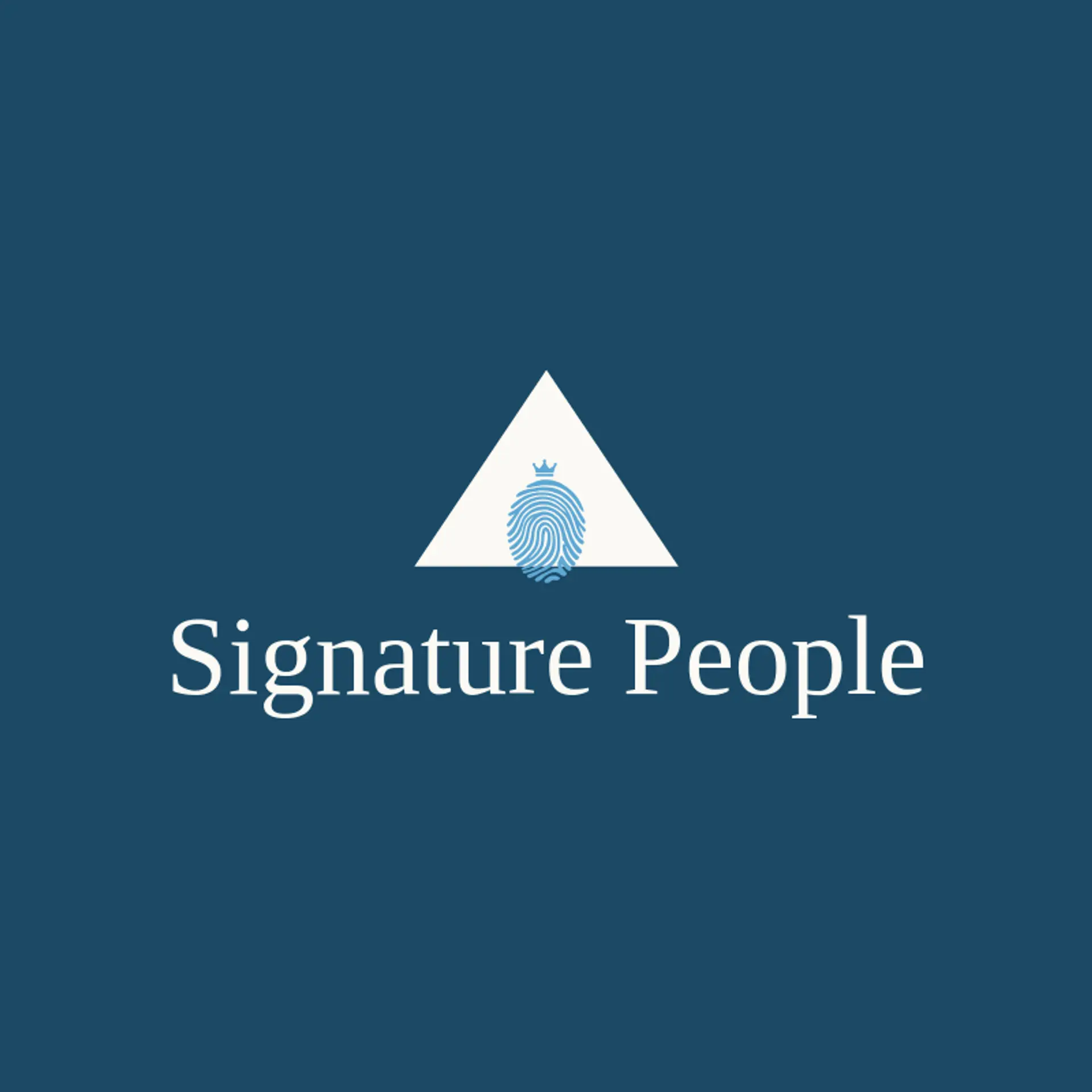 Signature People logo for person