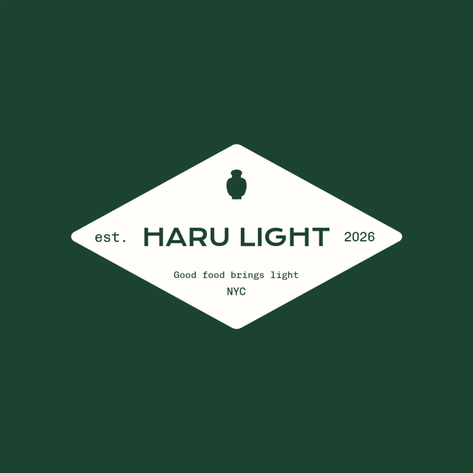 Haru Light logo for japanese