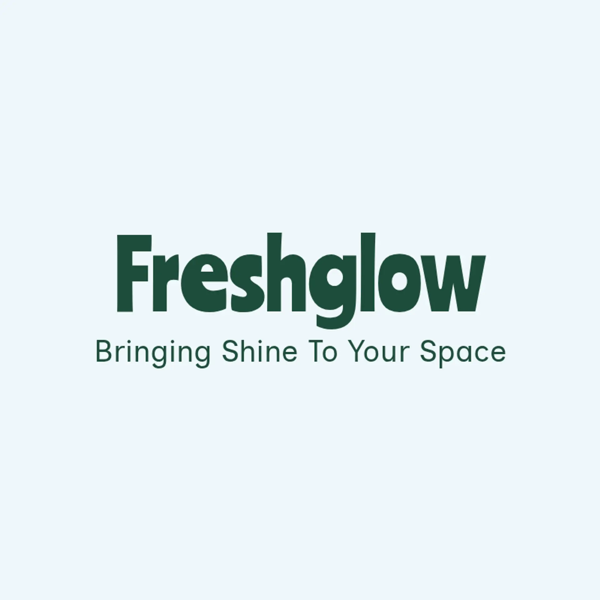 FreshGlow logo for commercial cleaning