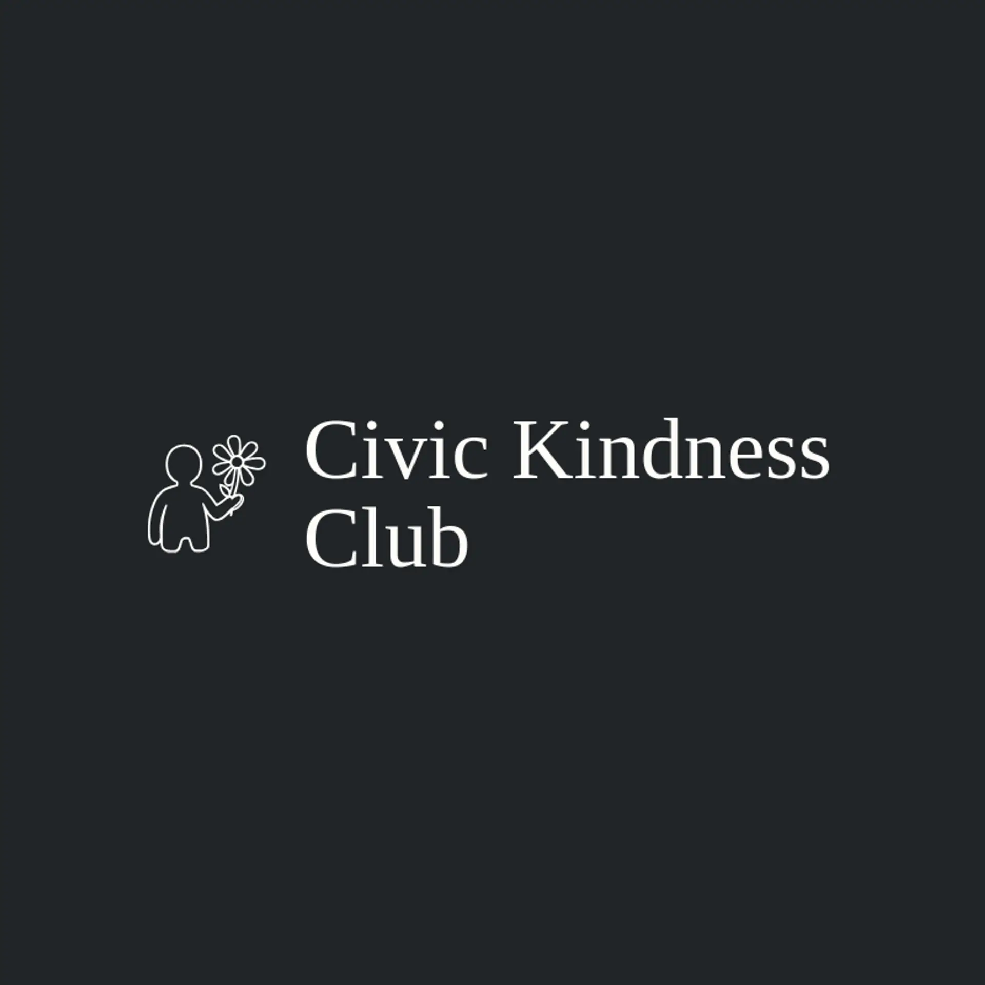 Civic Kindness Club logo for humanity