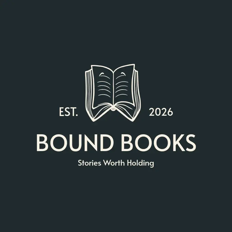 The bookstore name Bound Books as a branded logo with a single color icon