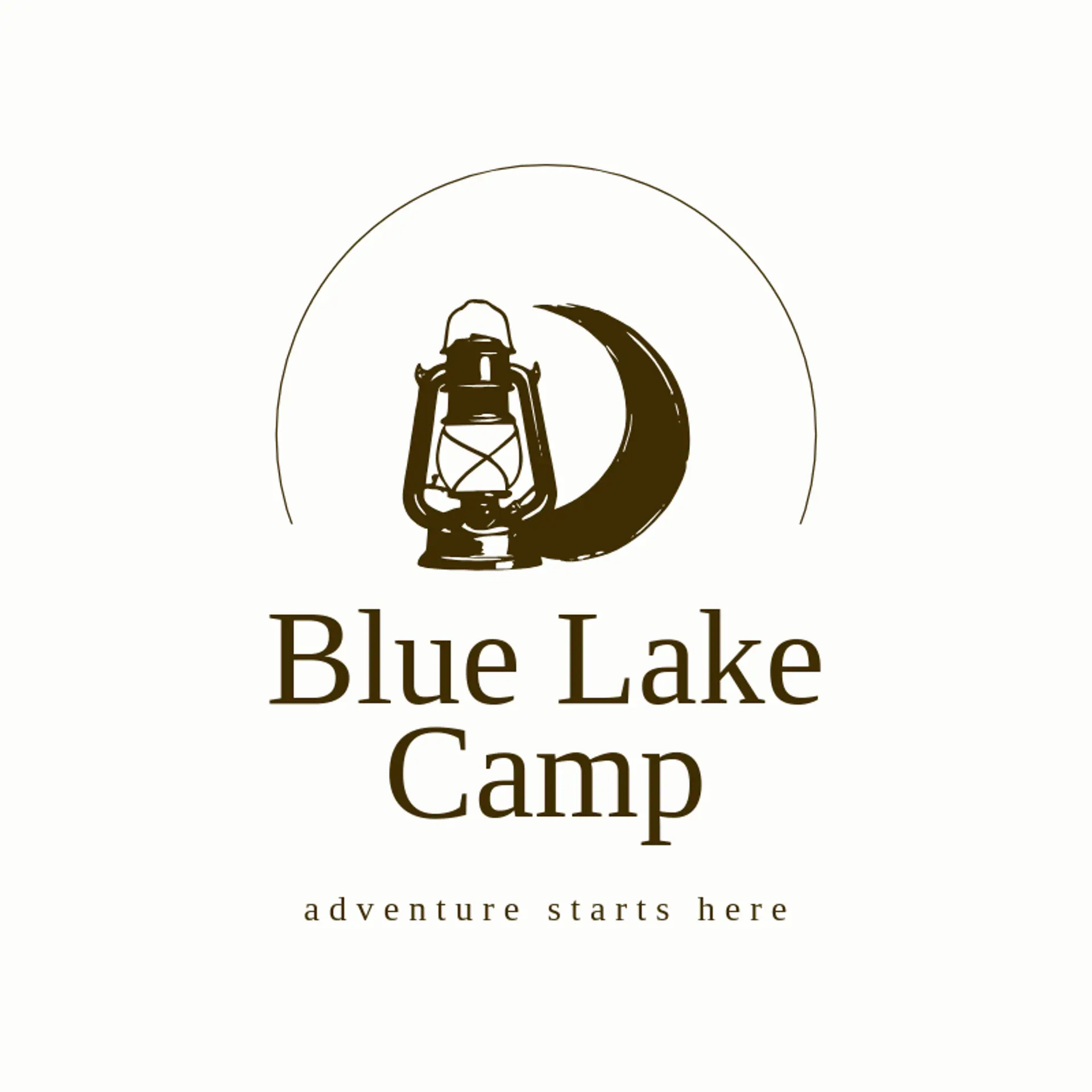 Blue Lake Camp logo for camp