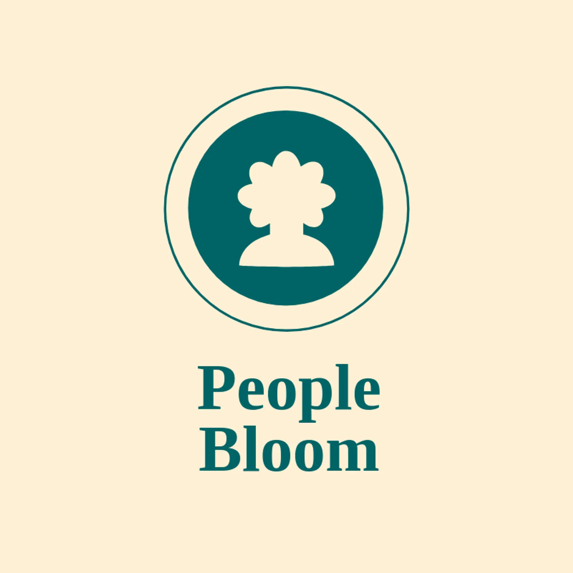 People Bloom logo for social