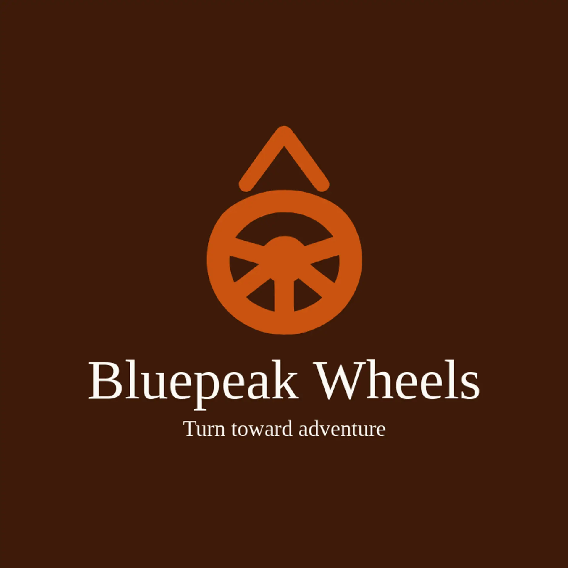 Bluepeak Wheels logo for steering wheel
