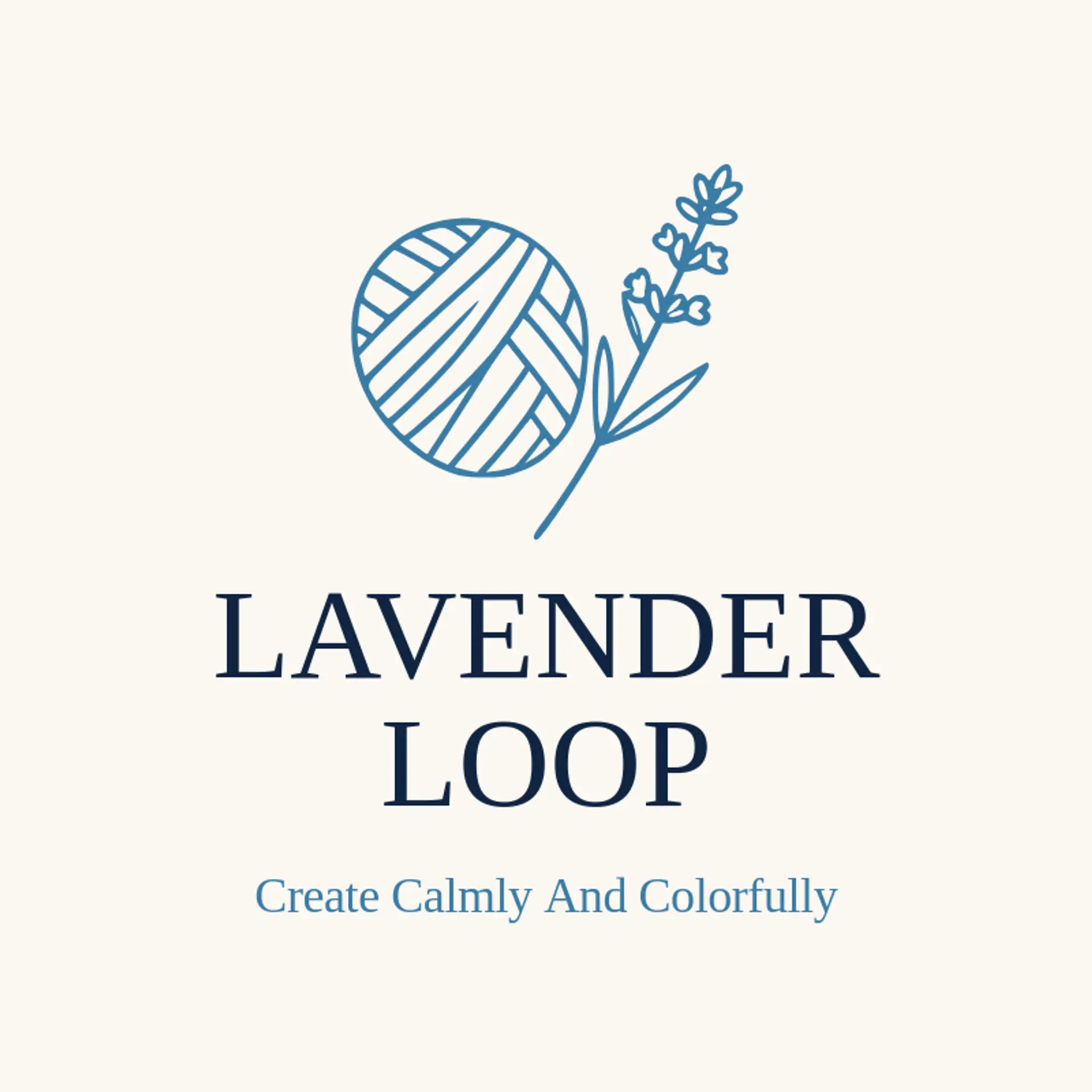 Lavender Loop logo for yarn
