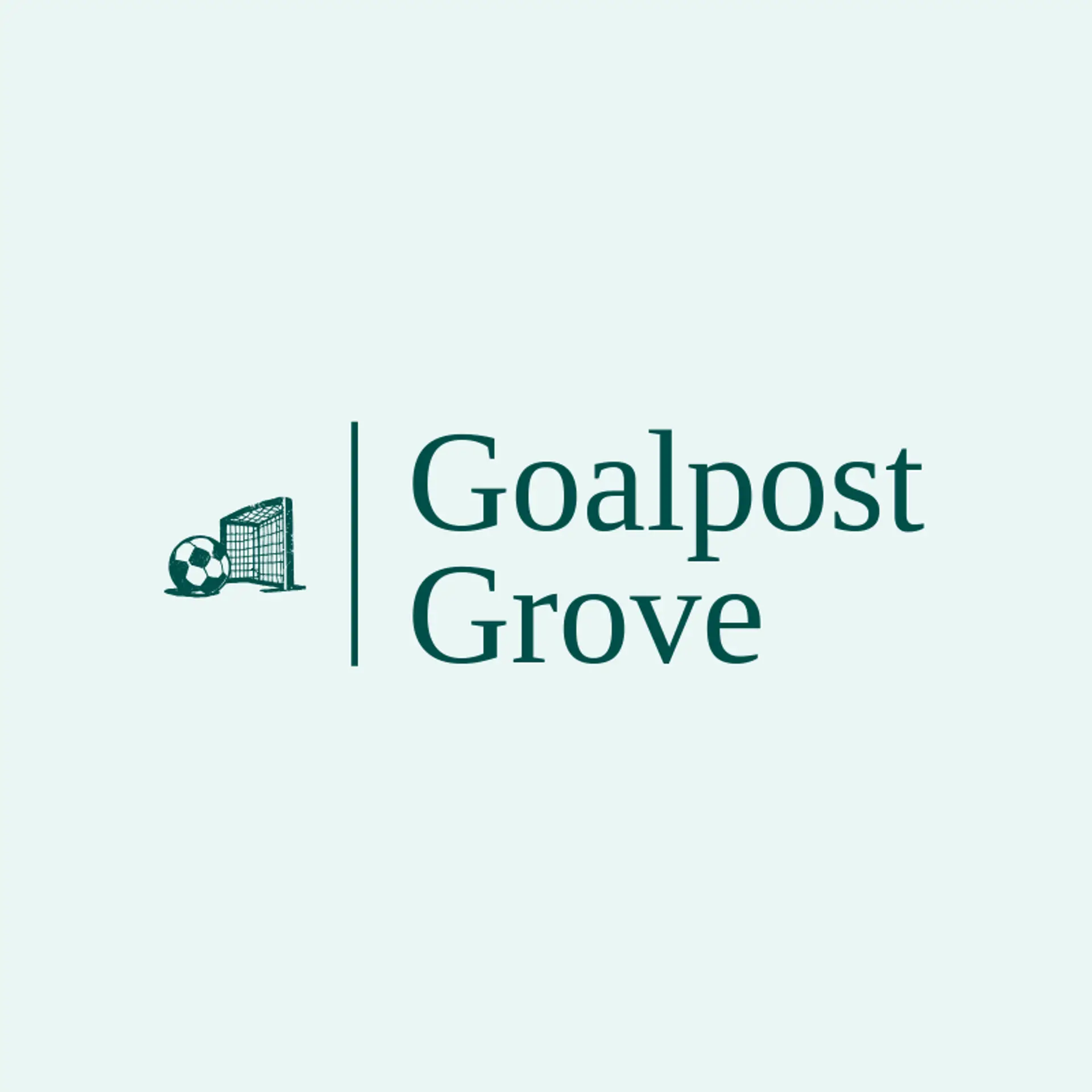 Goalpost Grove logo for soccer ball