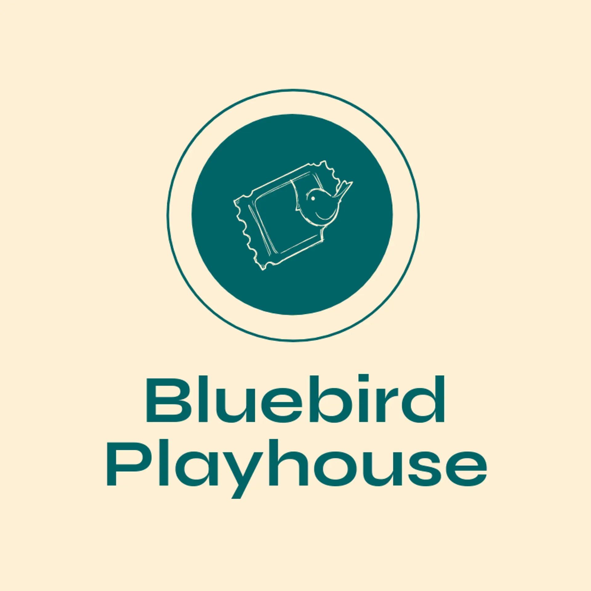 Bluebird Playhouse logo for theater