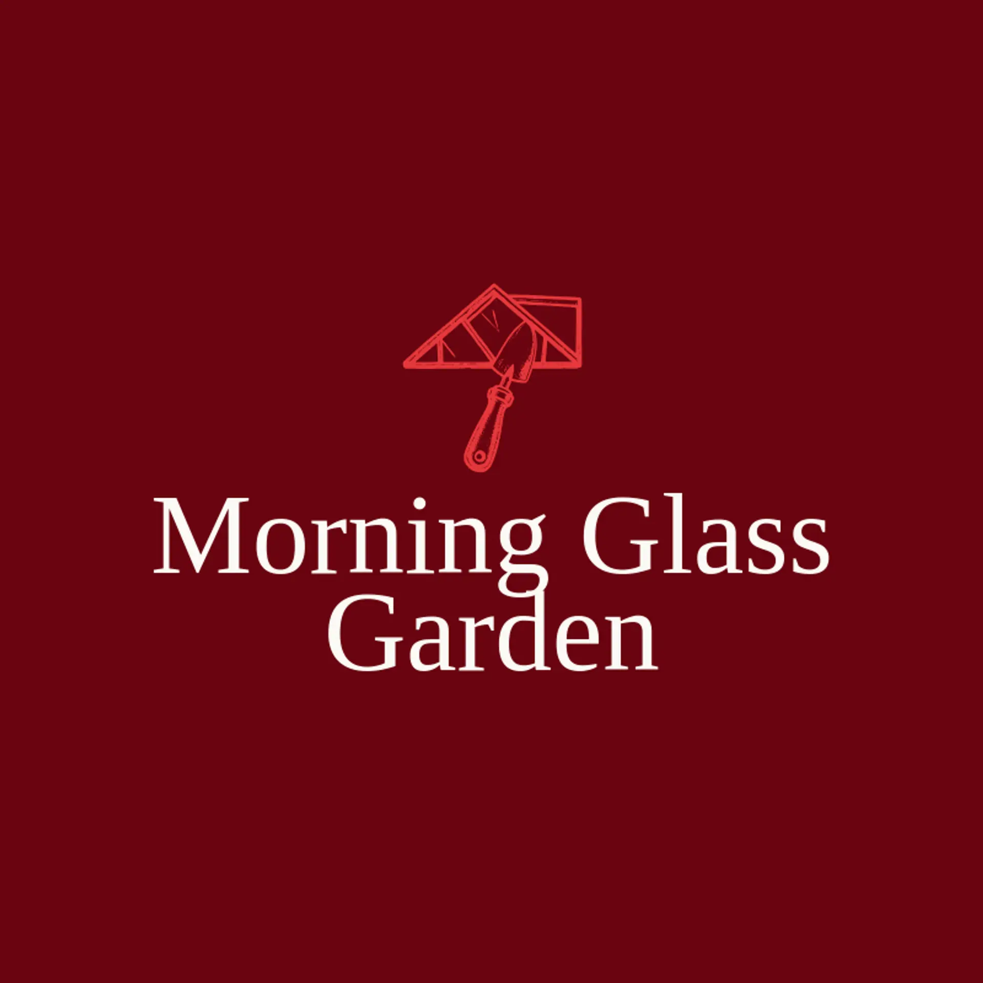 Morning Glass Garden logo for greenhouse