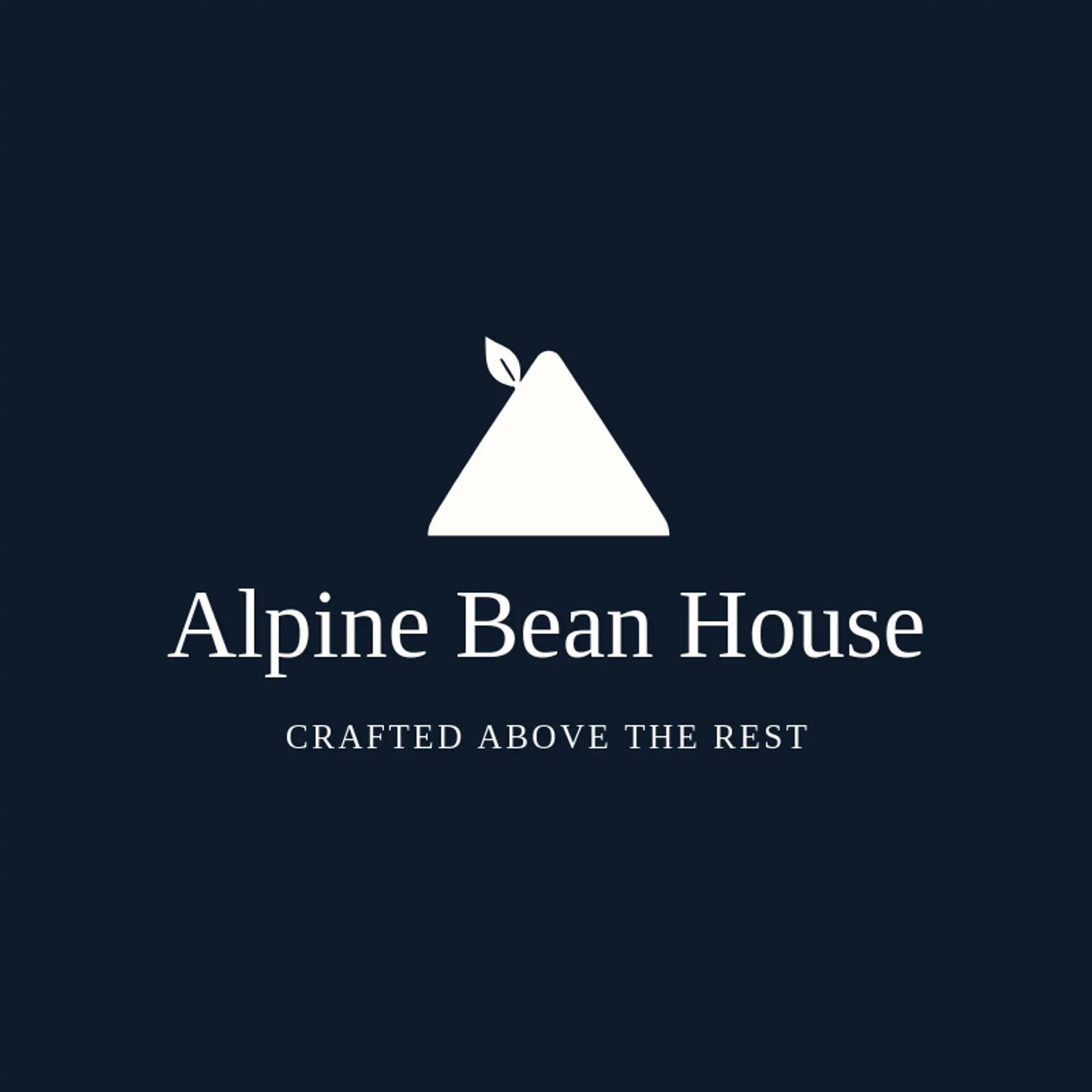 Alpine Bean House logo for coffee bean