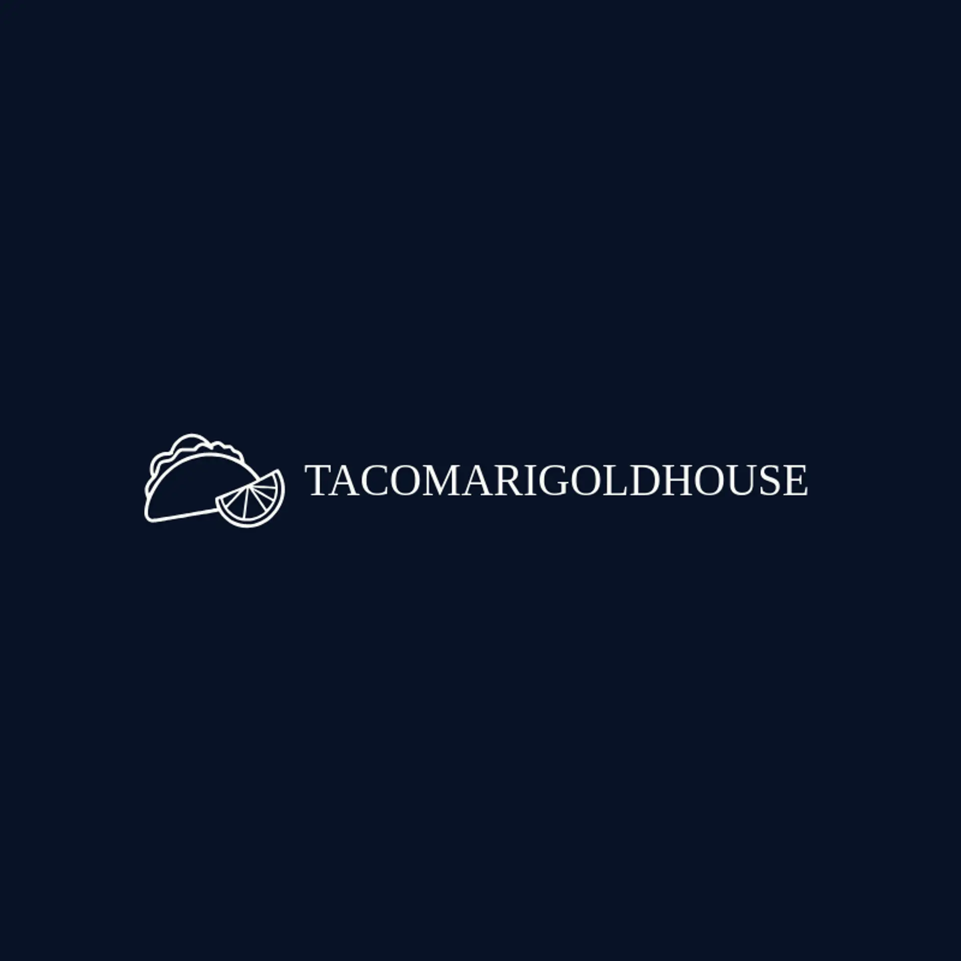 Taco Marigold House logo for mexican restaurant