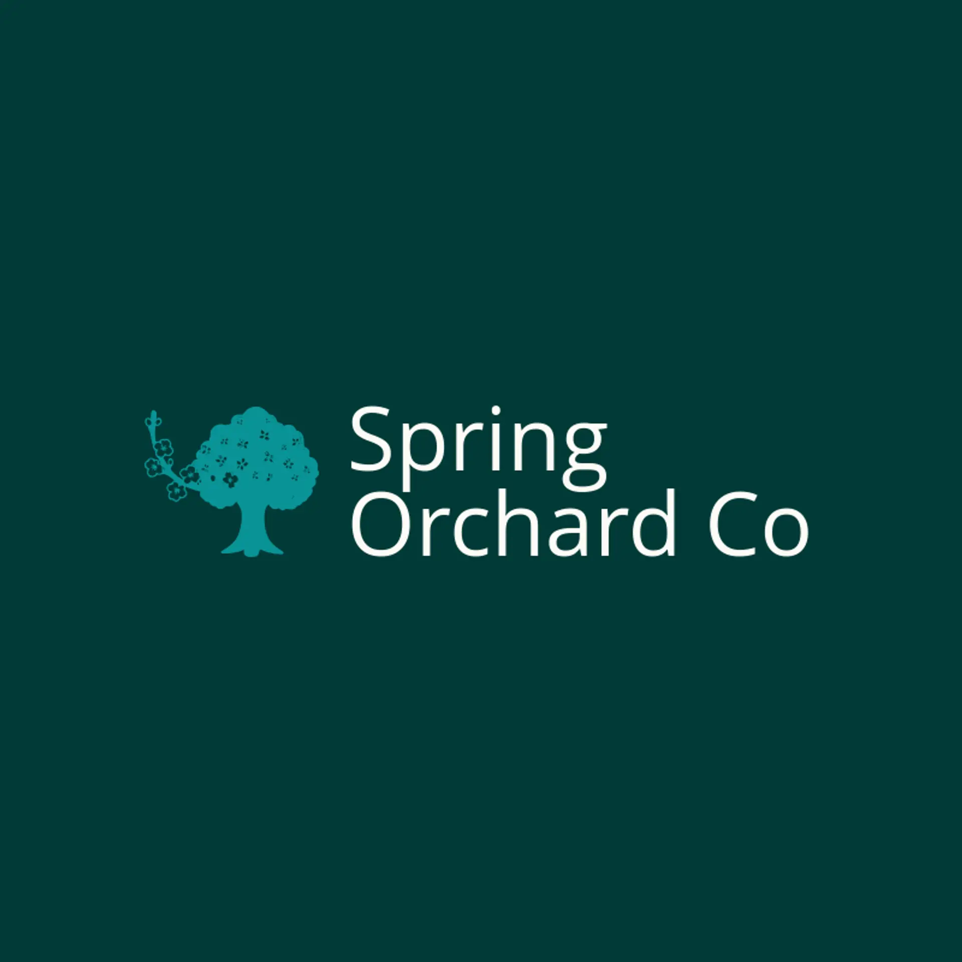 Spring Orchard Co logo for cherry blossom