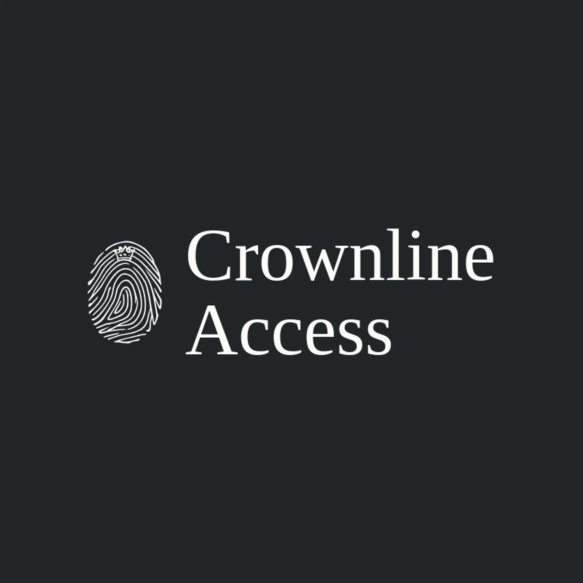 Crownline Access logo for fingerprint