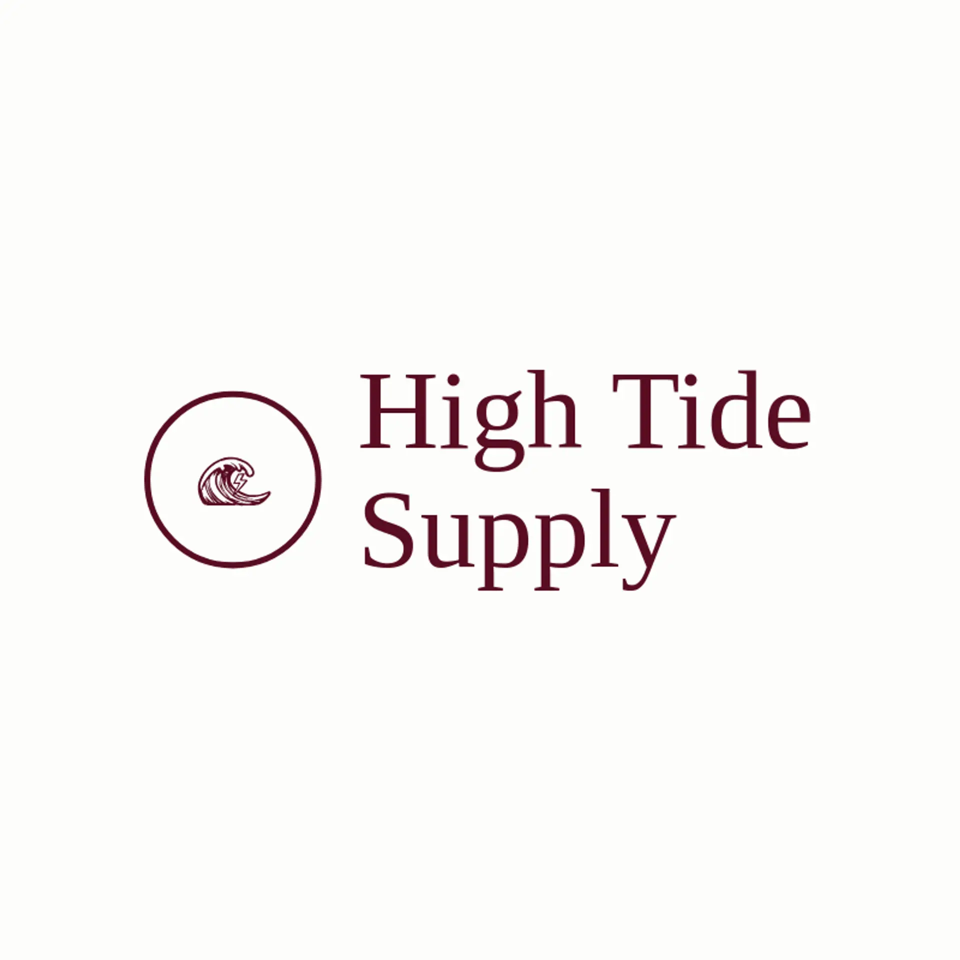 High Tide Supply logo for drip