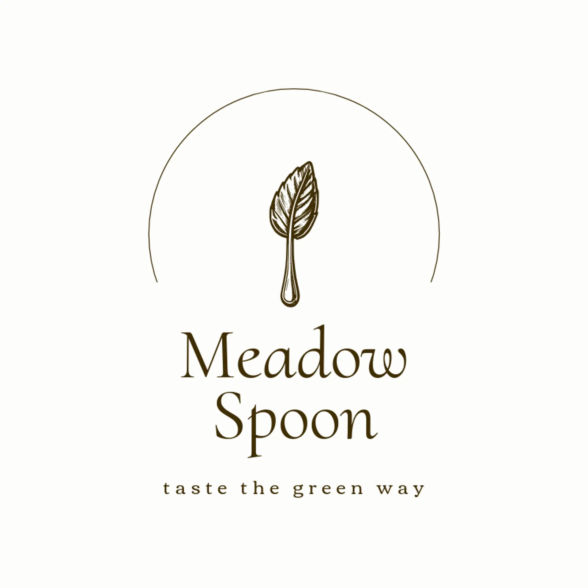 Meadow Spoon logo for vegan