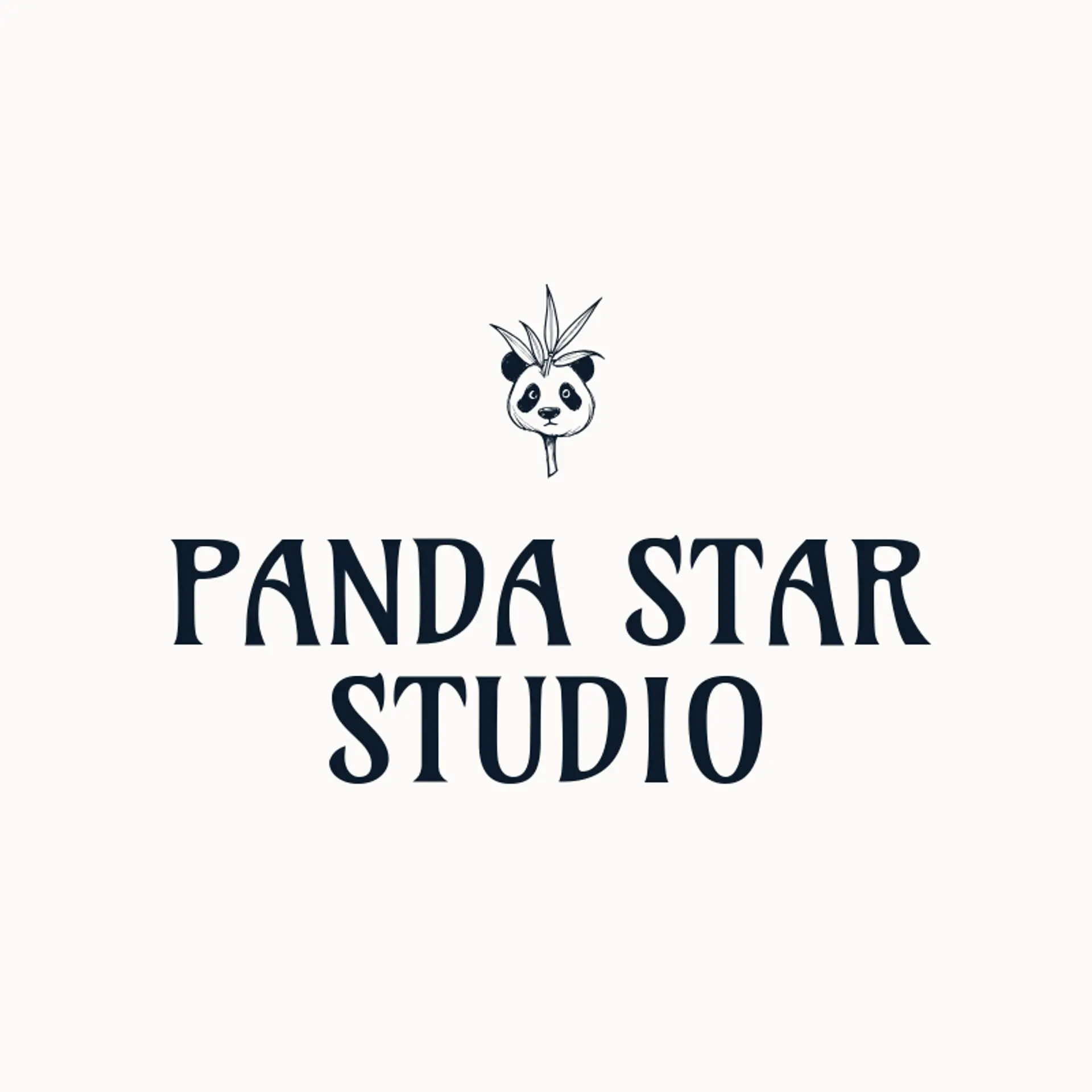 Panda Star Studio logo for panda