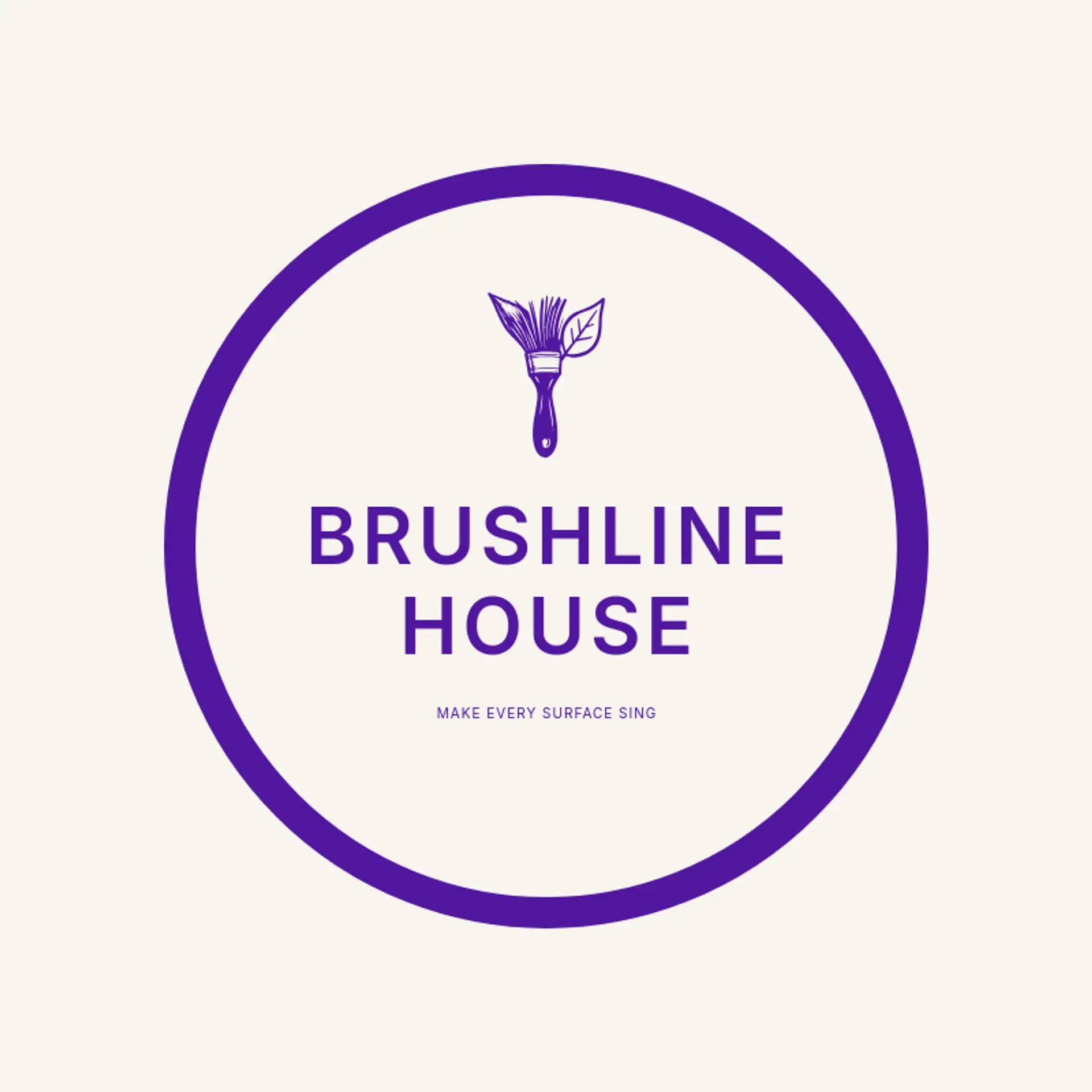 Brushline House logo for interior