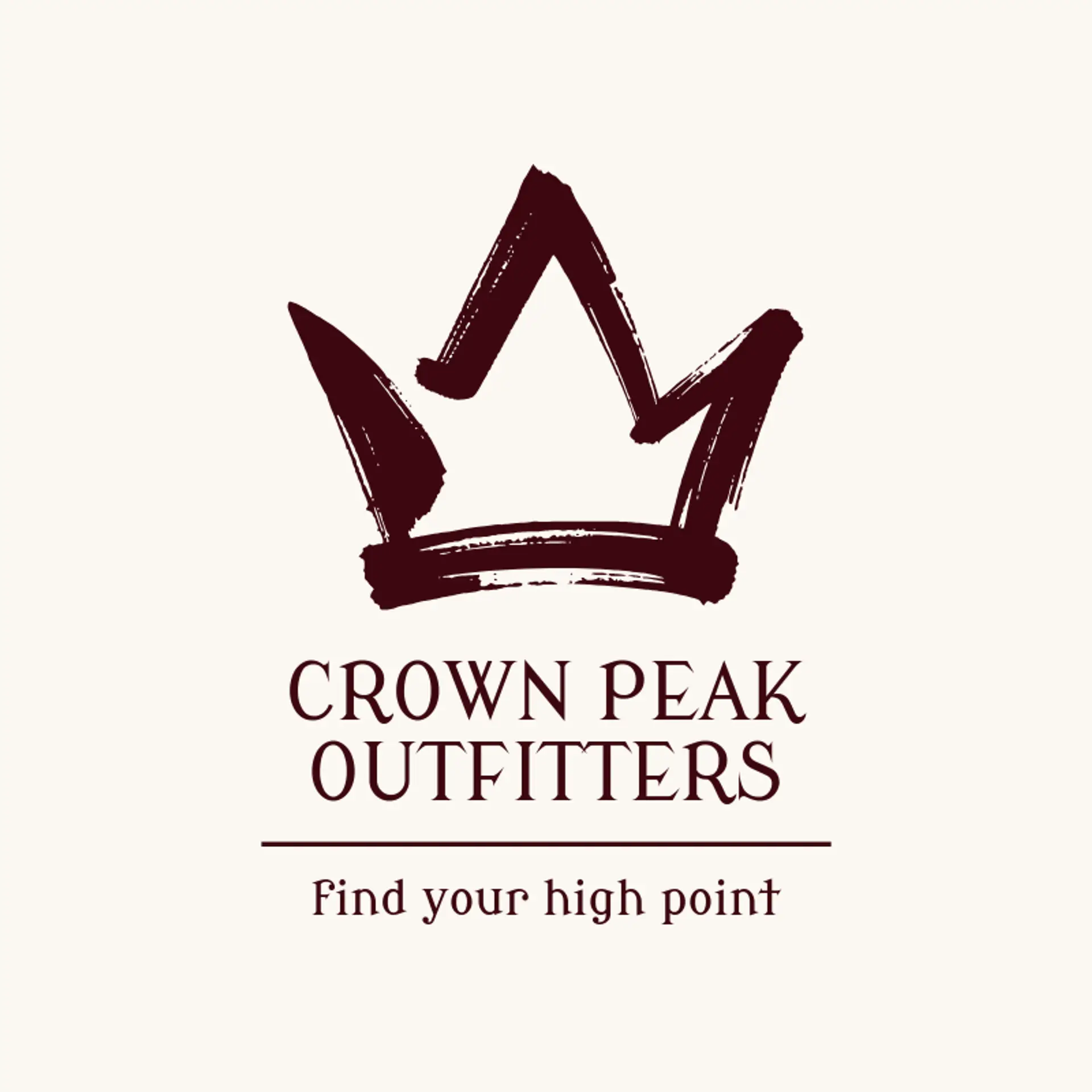 Crown Peak Outfitters logo for empire