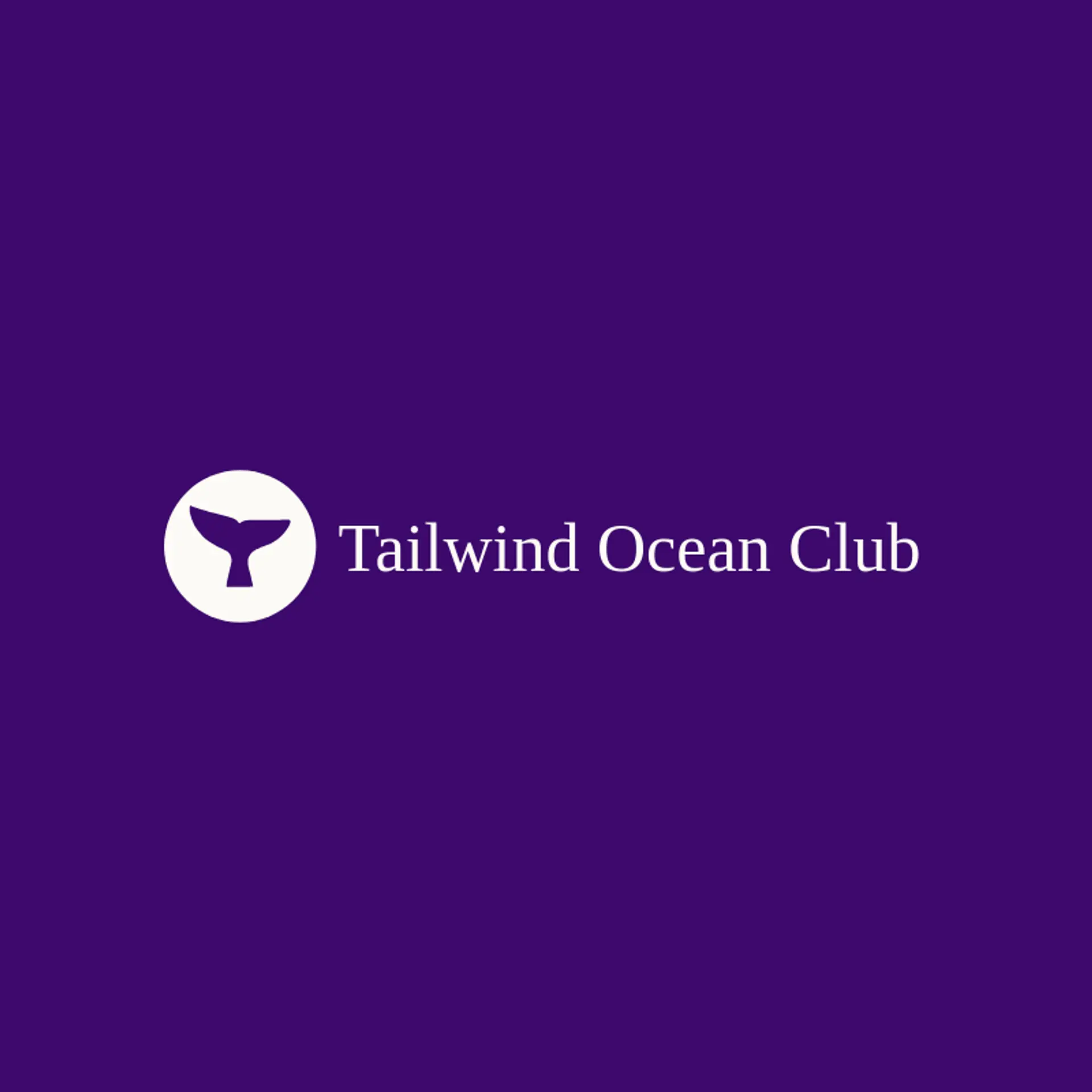 Tailwind Ocean Club logo for orca