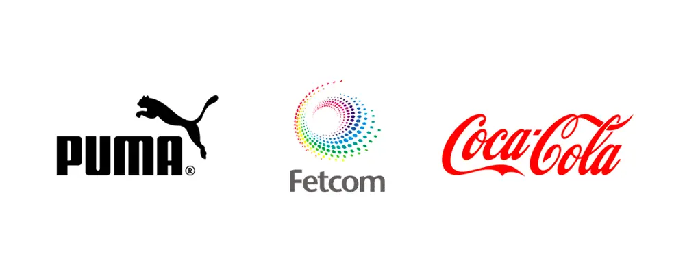 Natural brand logo shapes