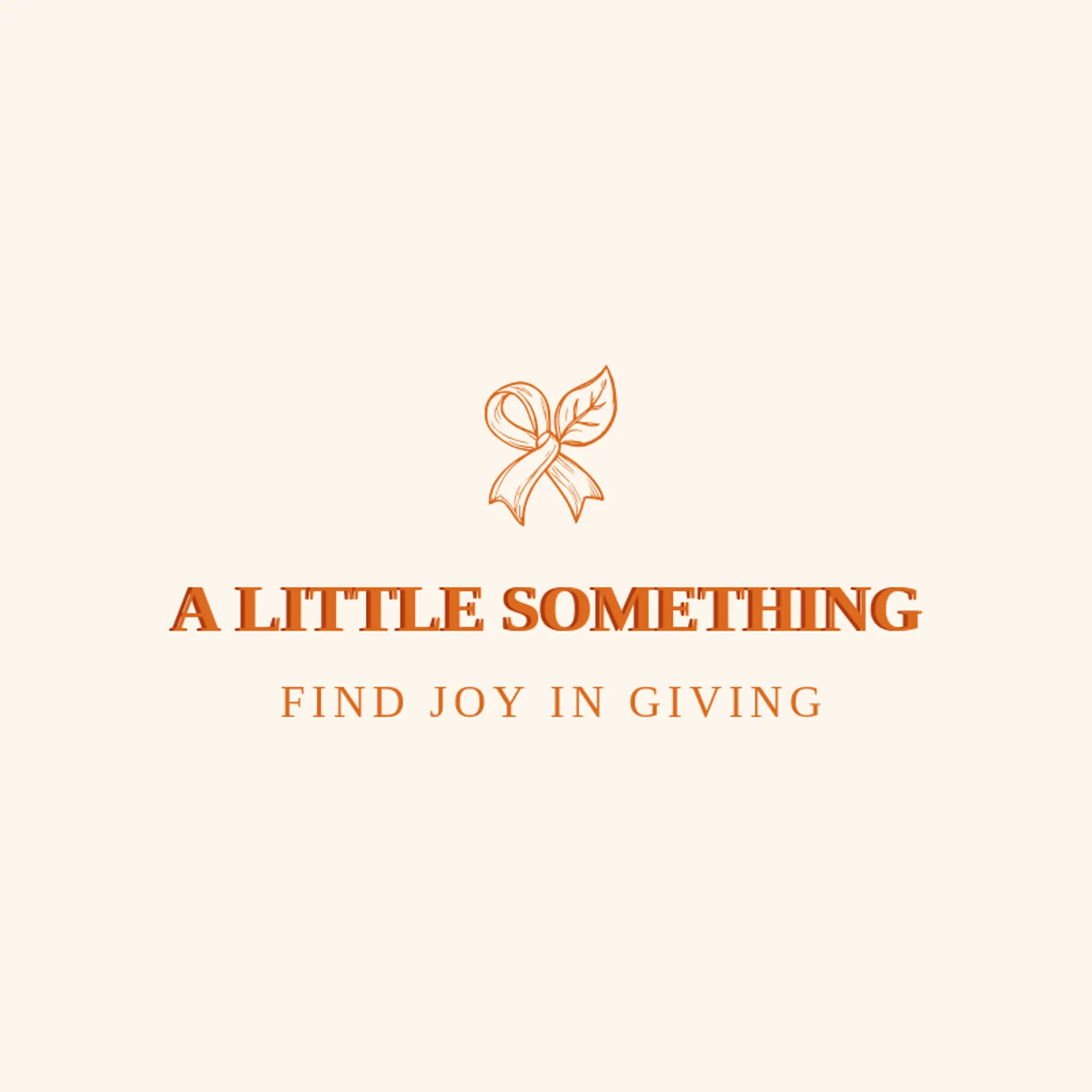 A Little Something logo for gift
