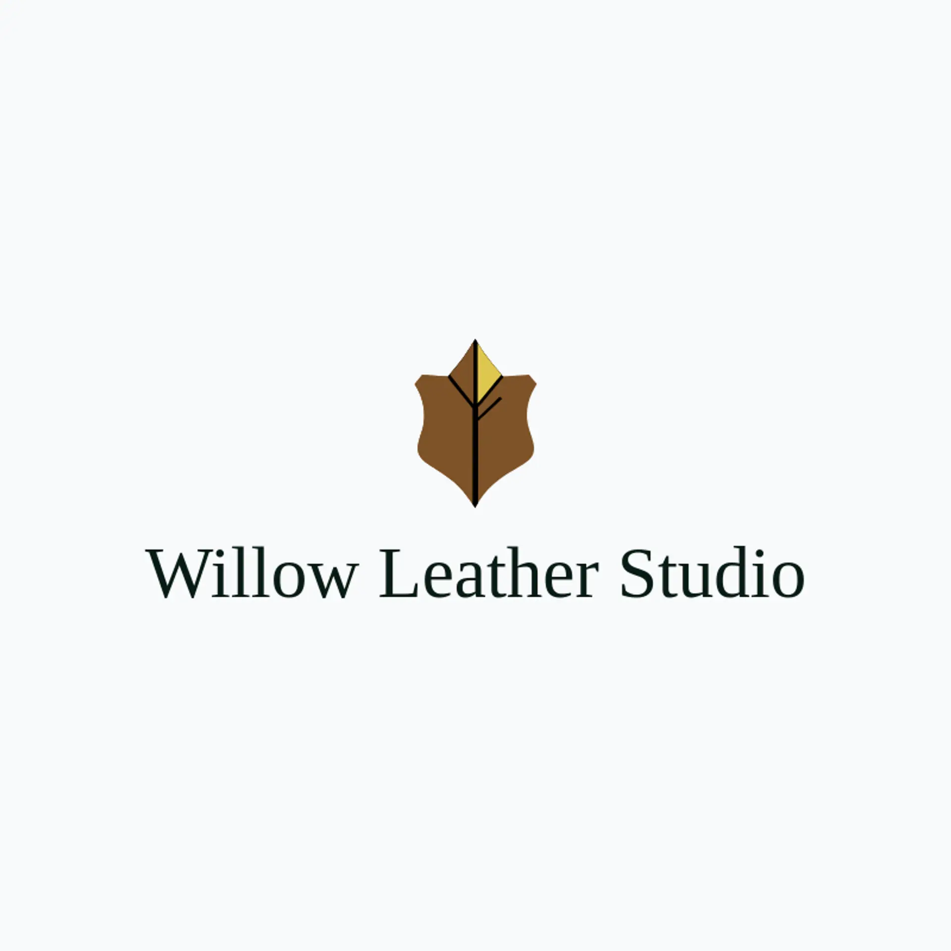 Willow Leather Studio logo for leather