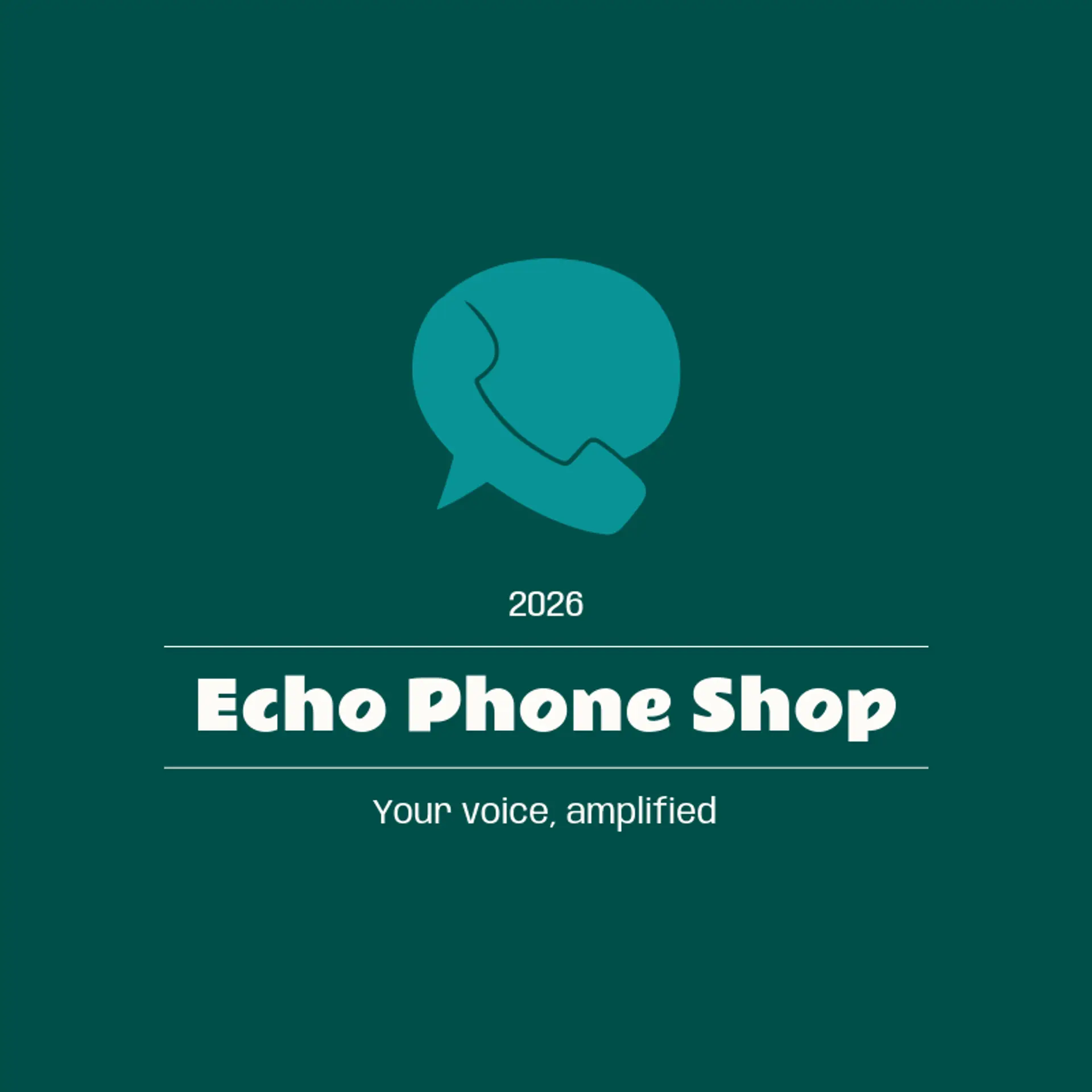 Echo Phone Shop logo for cell phone