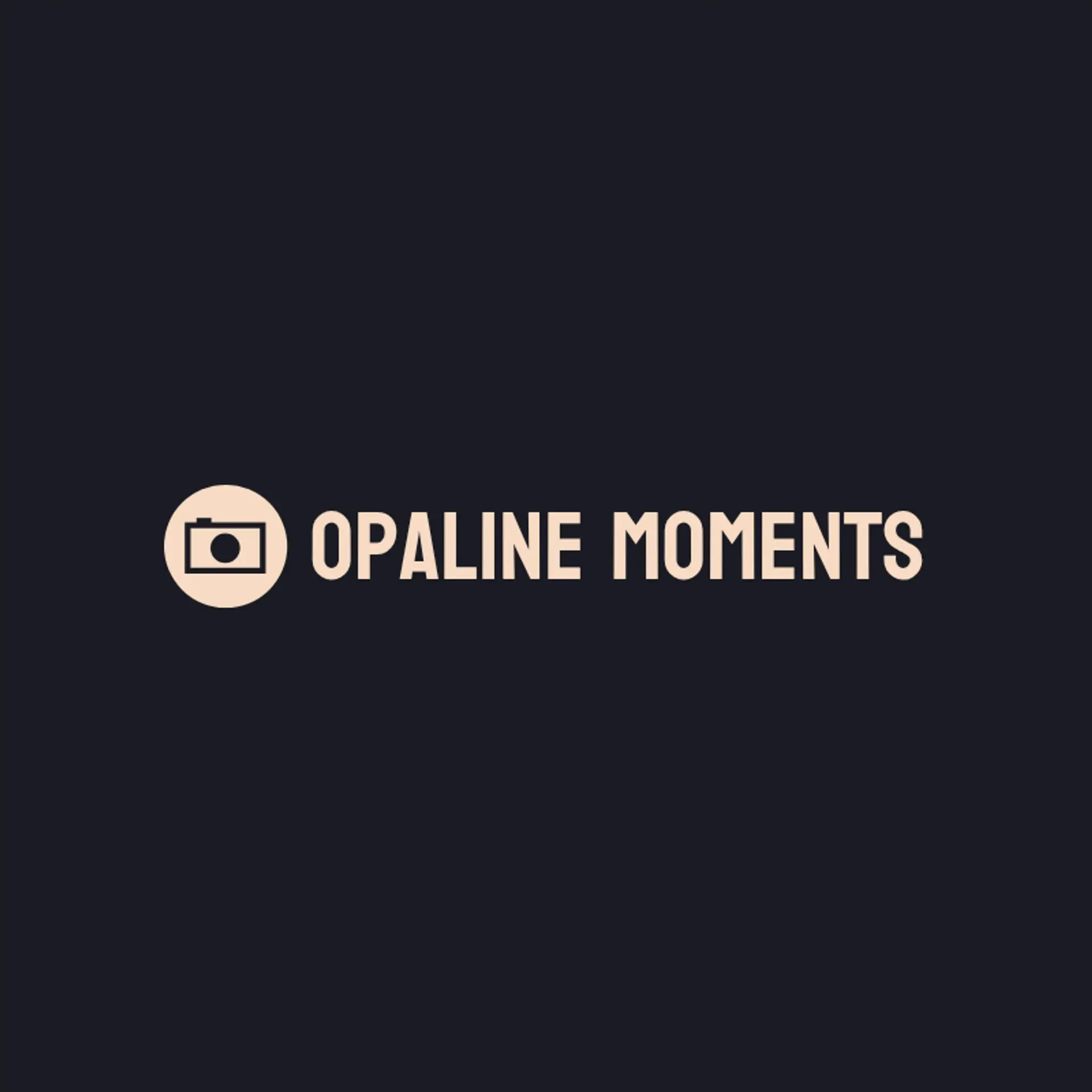 Opaline Moments logo for wedding photographer