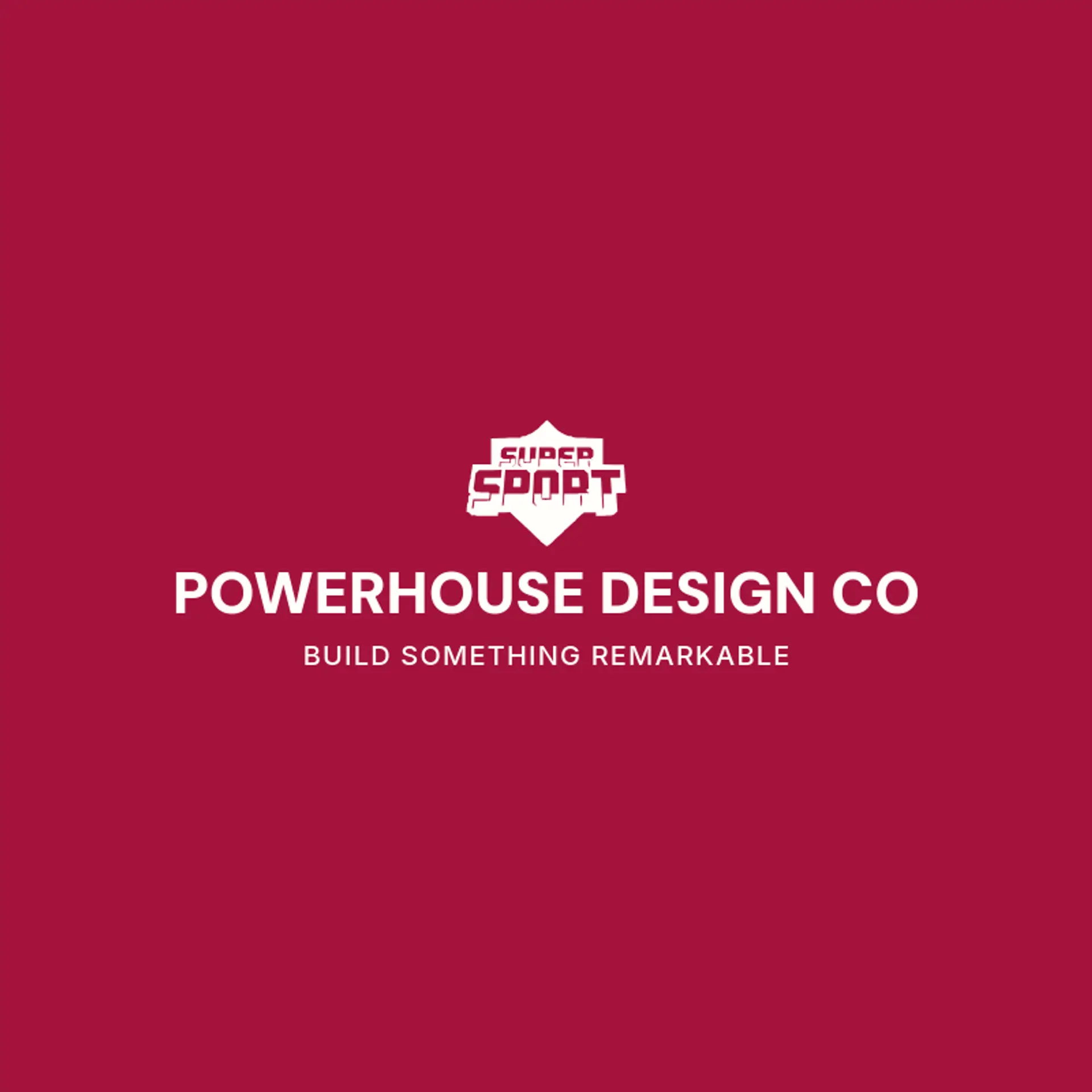 Powerhouse Design Co logo for super