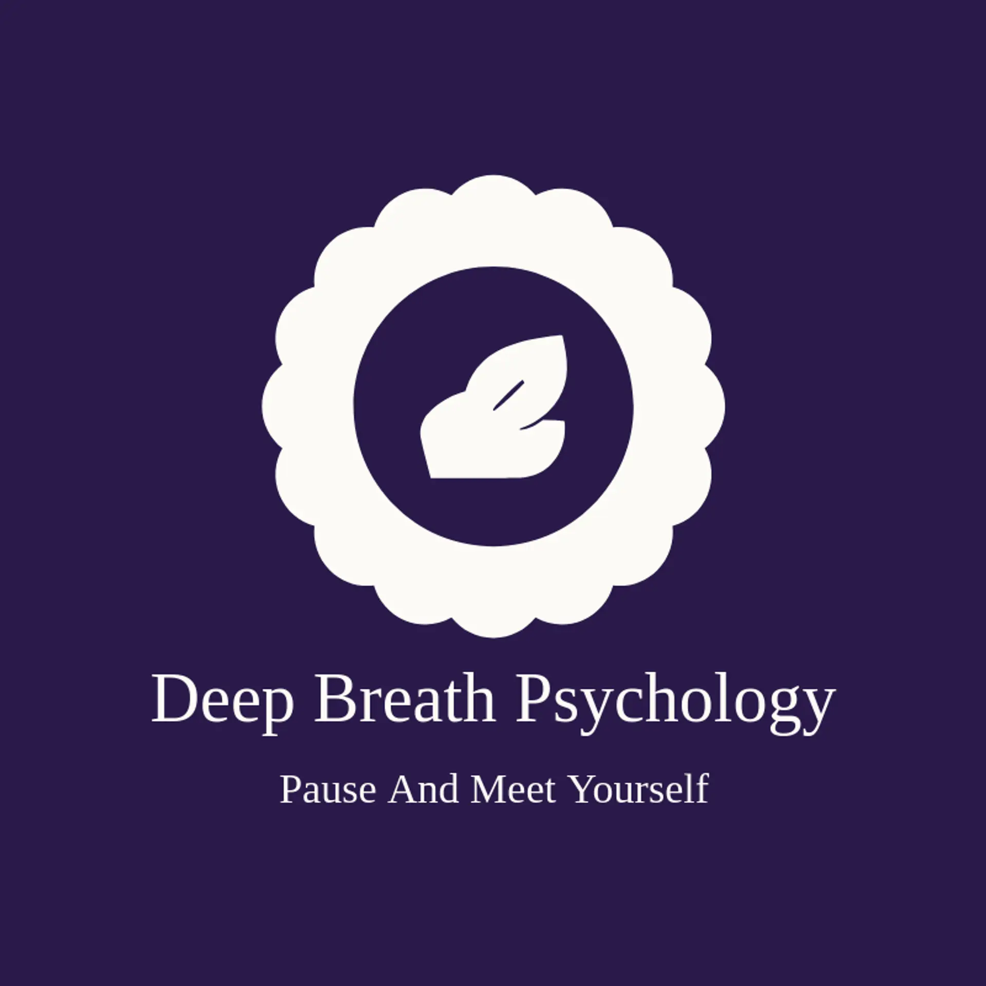 Deep Breath Psychology logo for psychologist