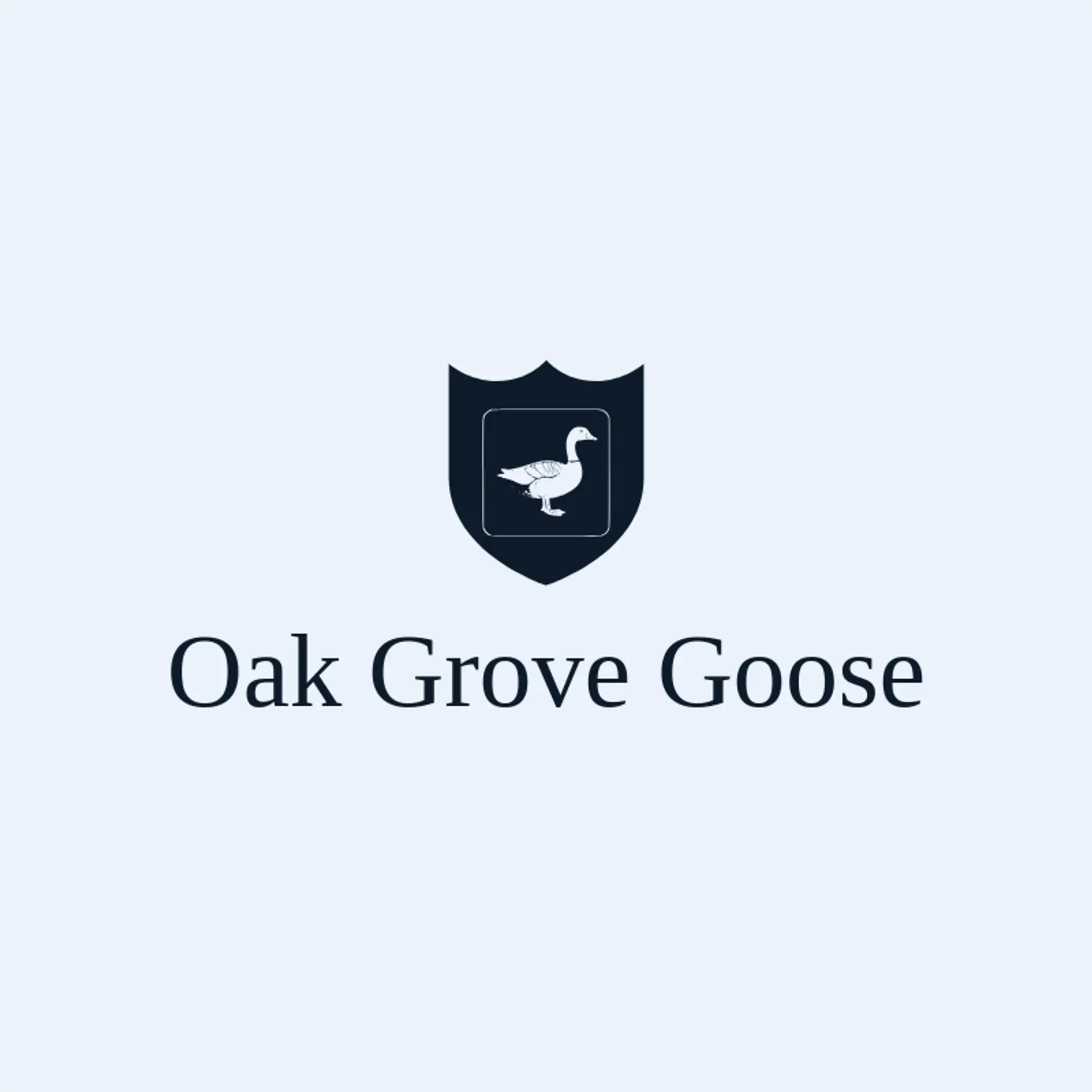 Oak Grove Goose logo for goose