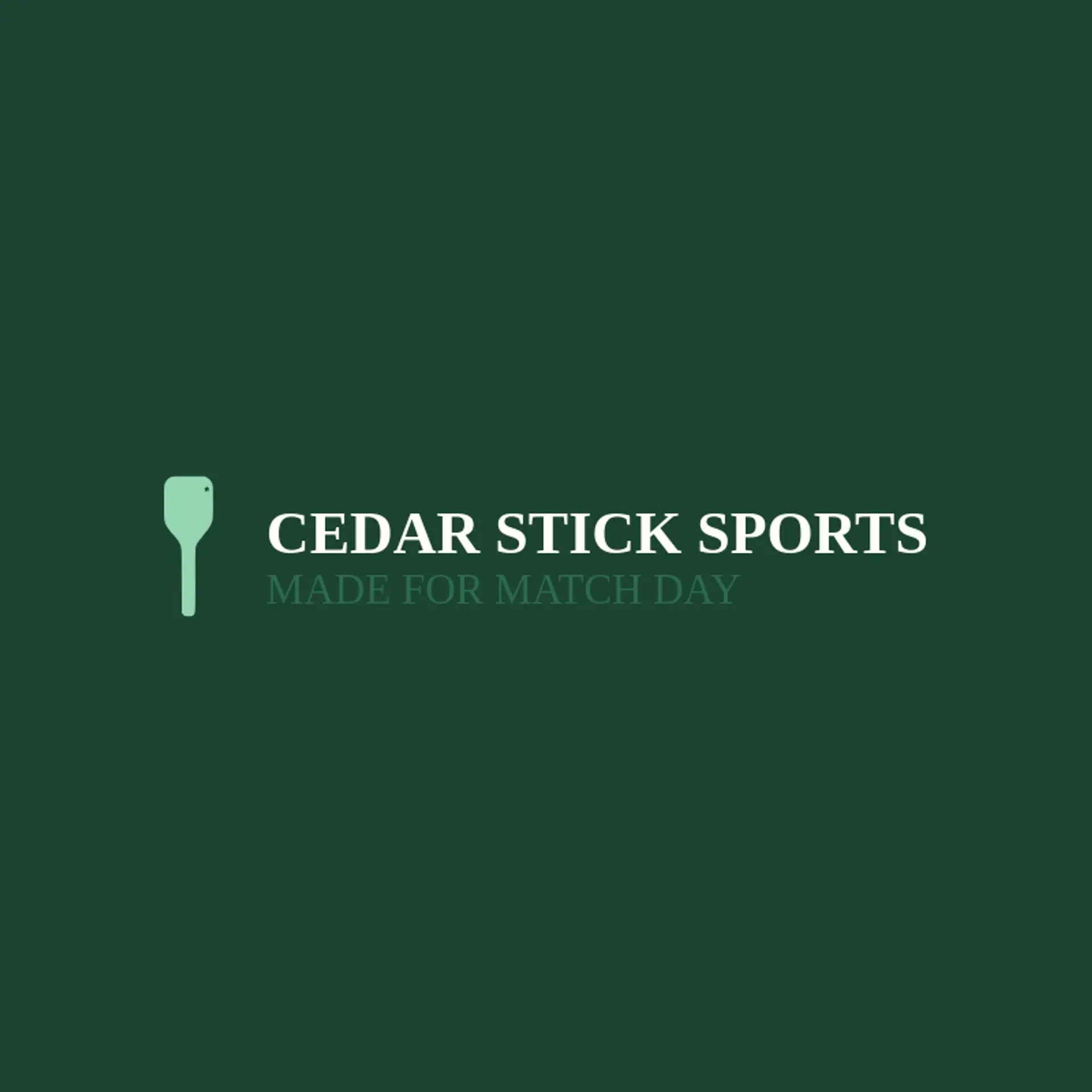 Cedar Stick Sports logo for irish