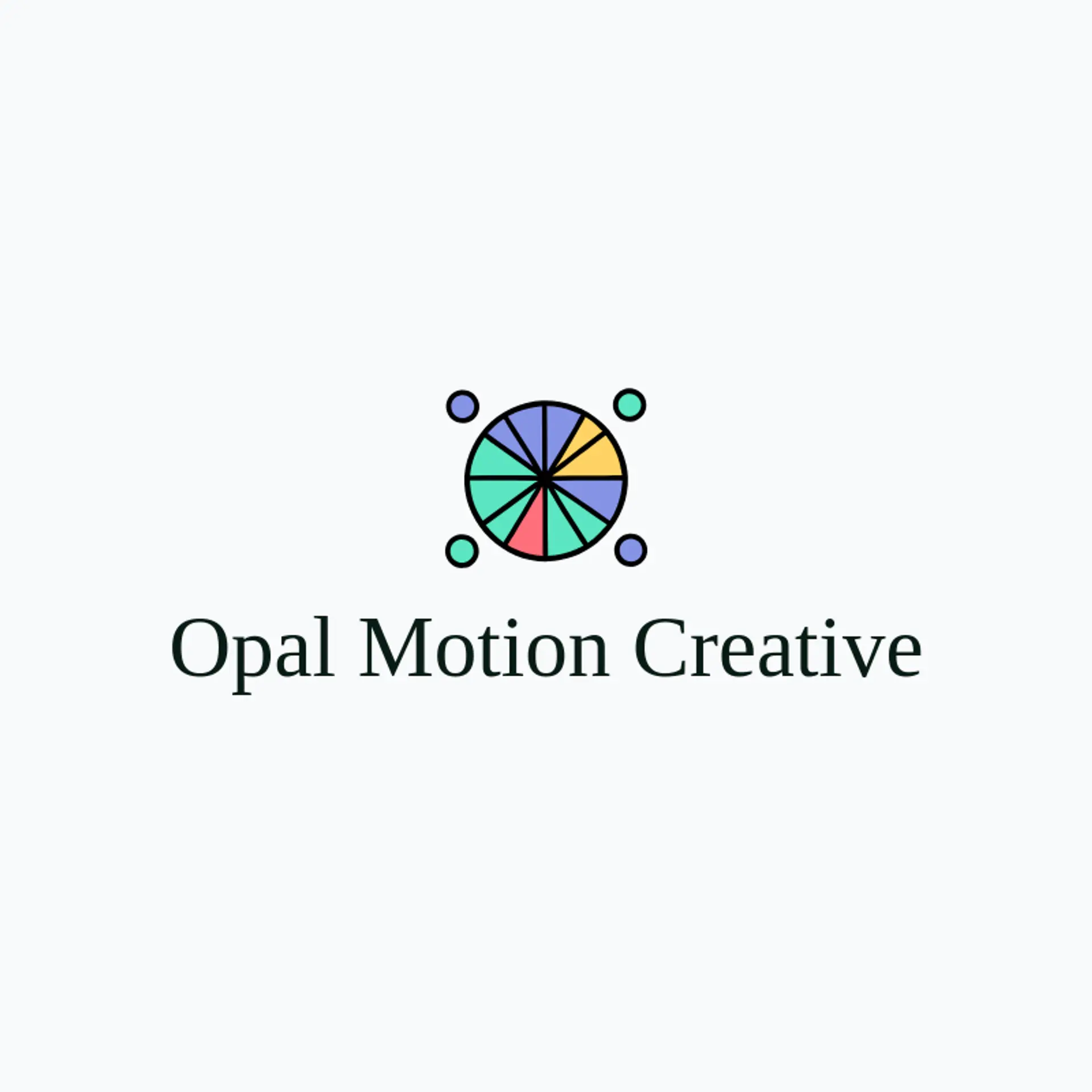 Opal Motion Creative logo for kaleidoscope