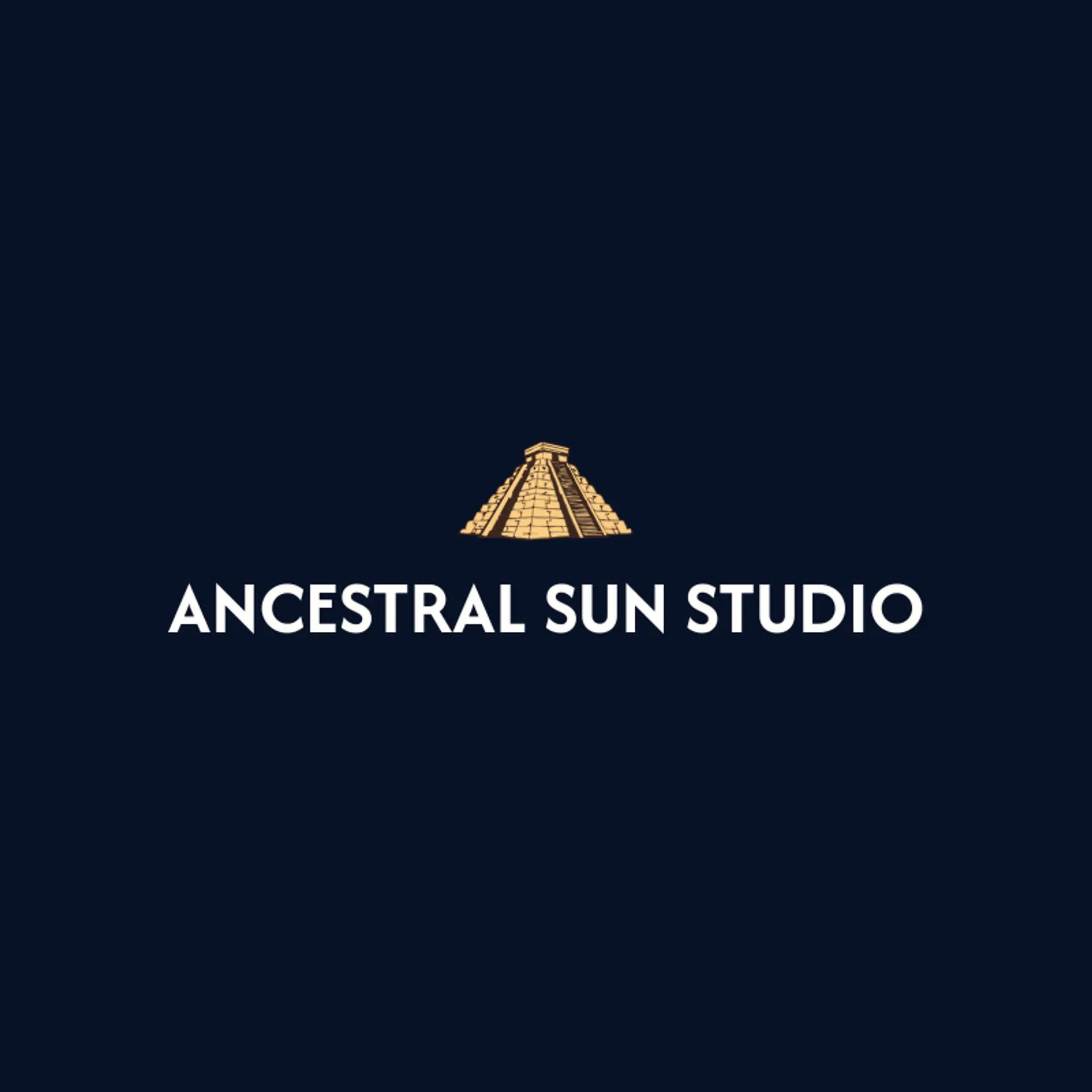 Ancestral Sun Studio logo for aztec
