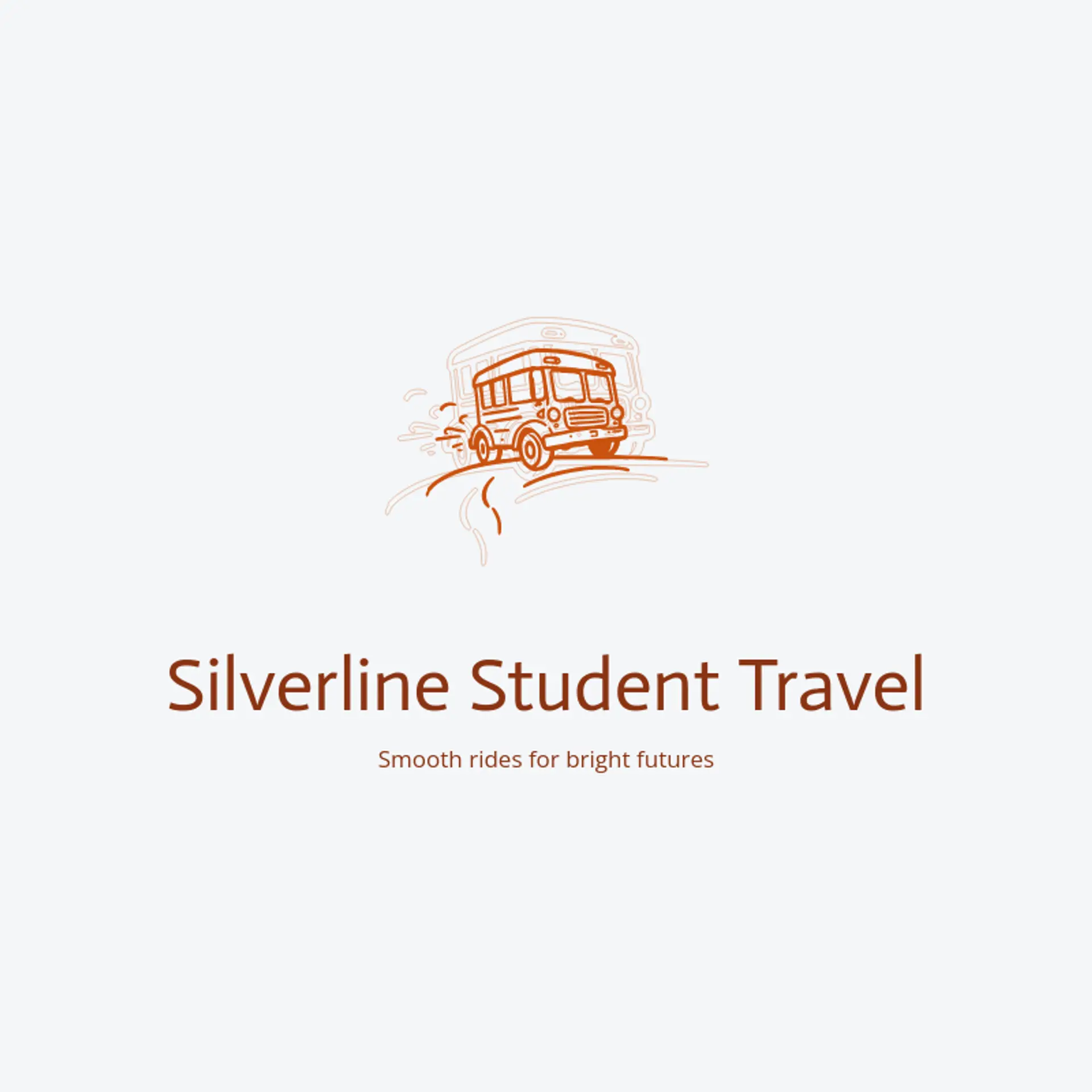 Silverline Student Travel logo for school bus