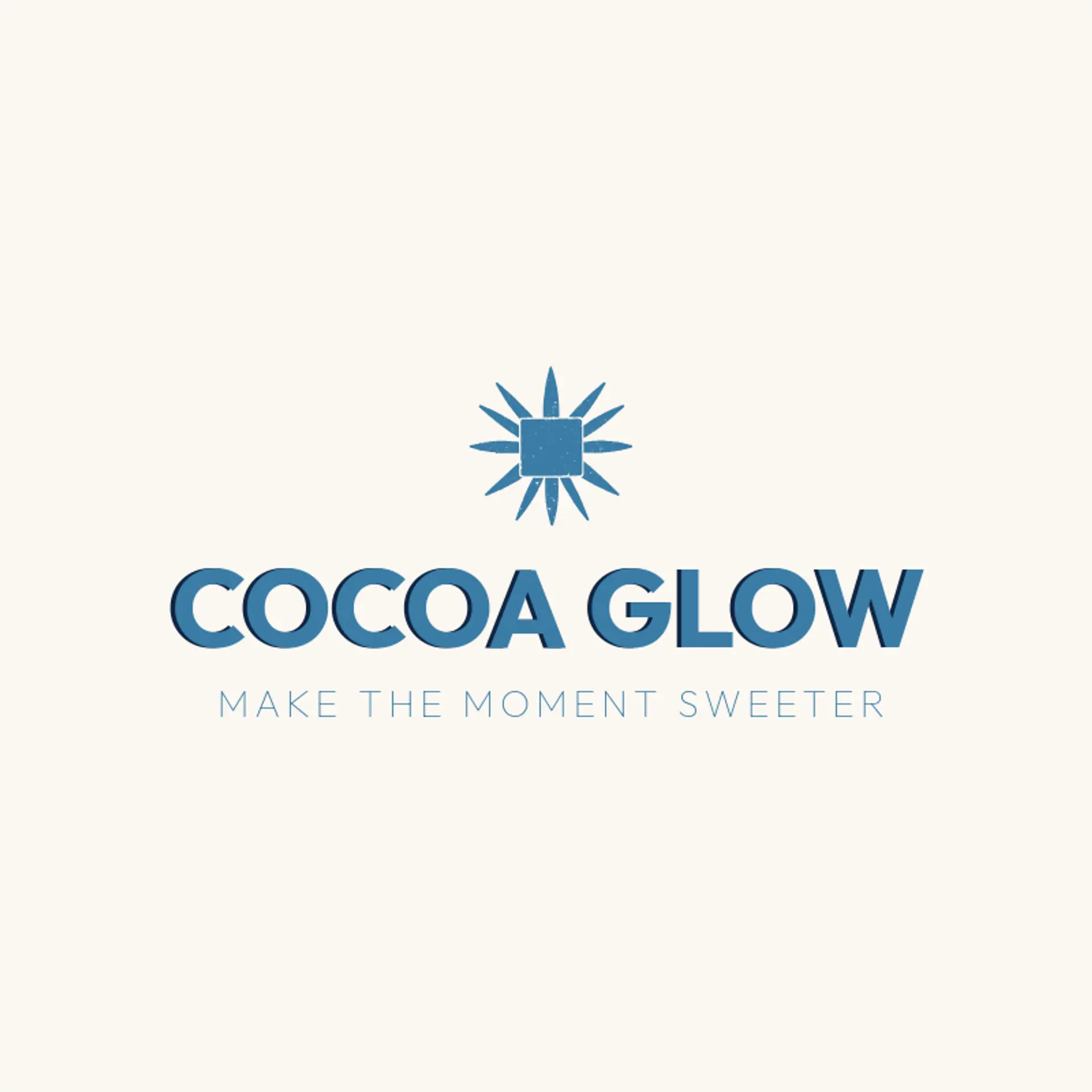 Cocoa Glow logo for snack