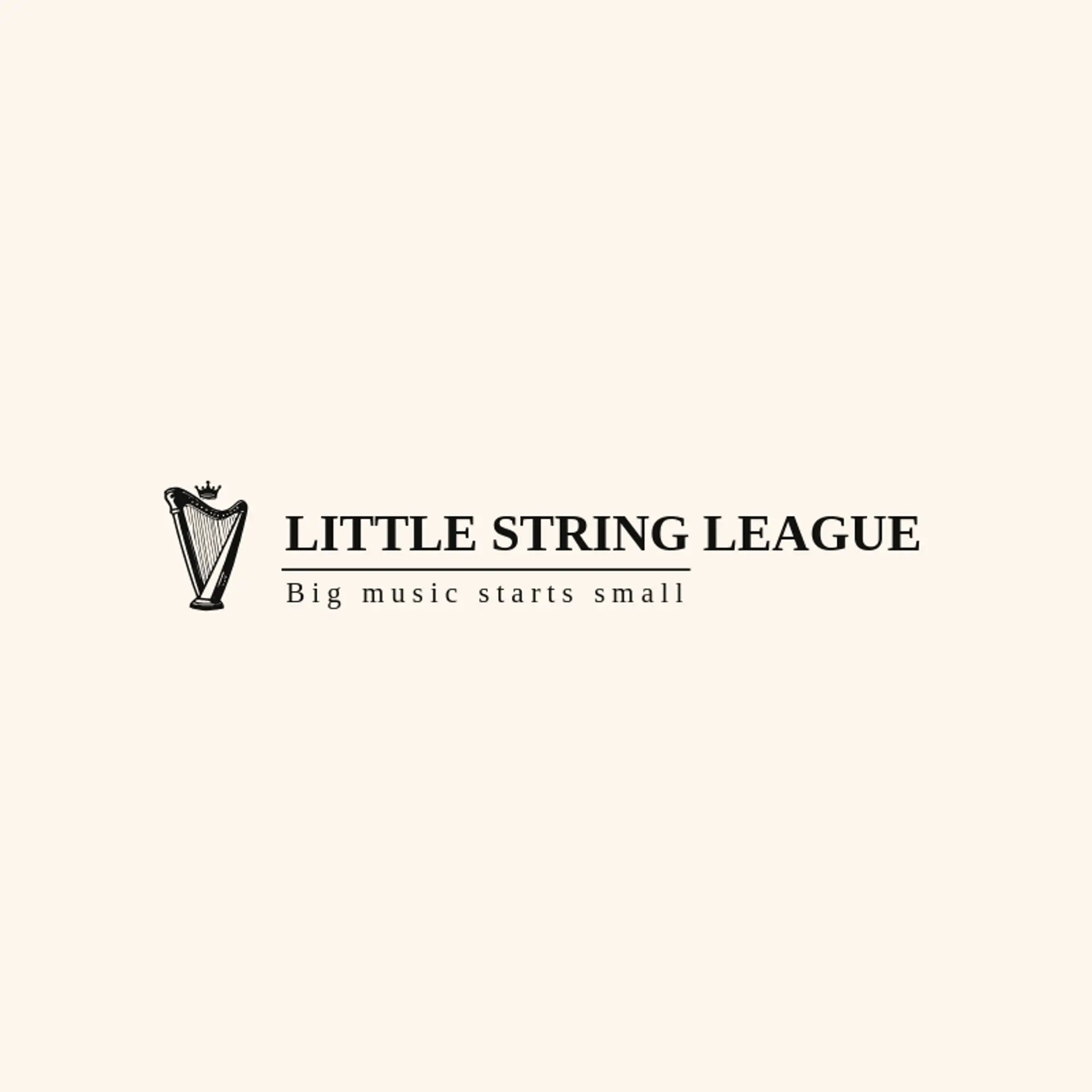 Little String League logo for harp