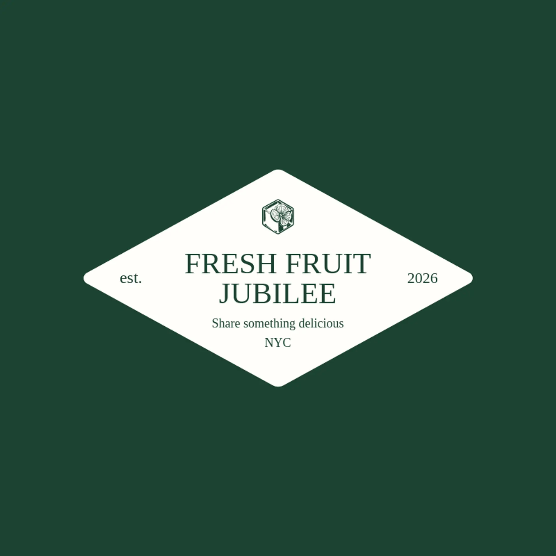 Fresh Fruit Jubilee logo for jelly