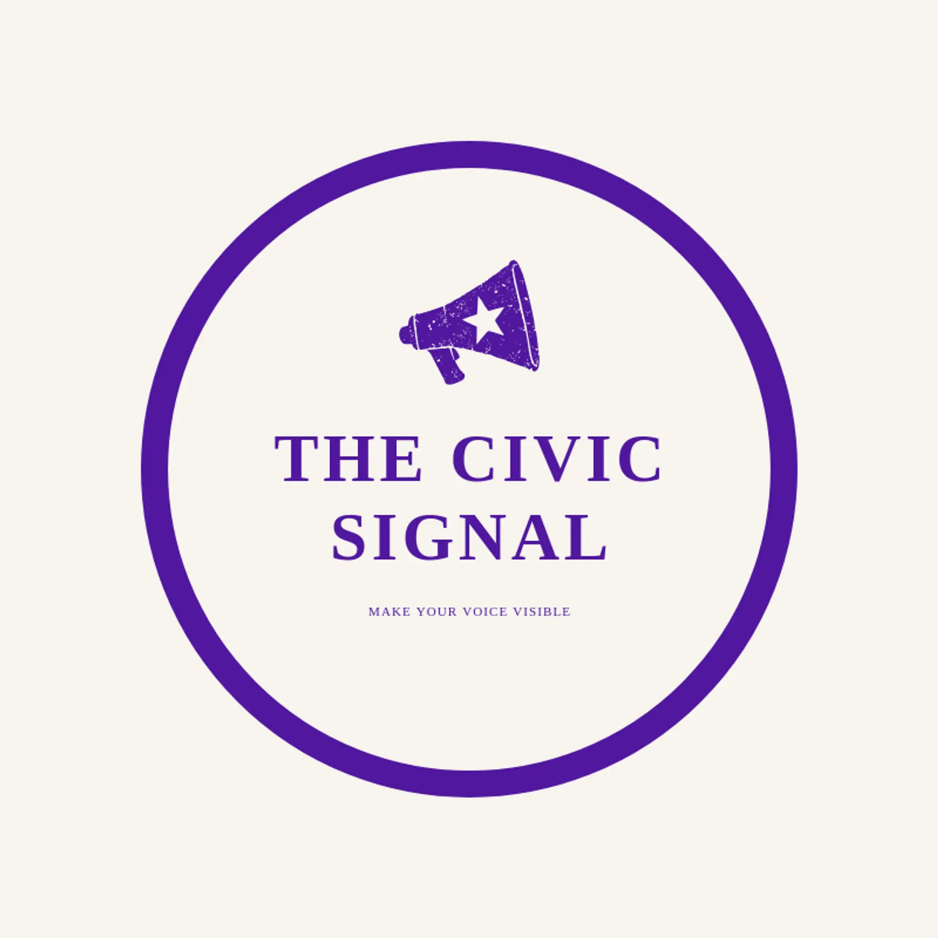 The Civic Signal logo for democracy