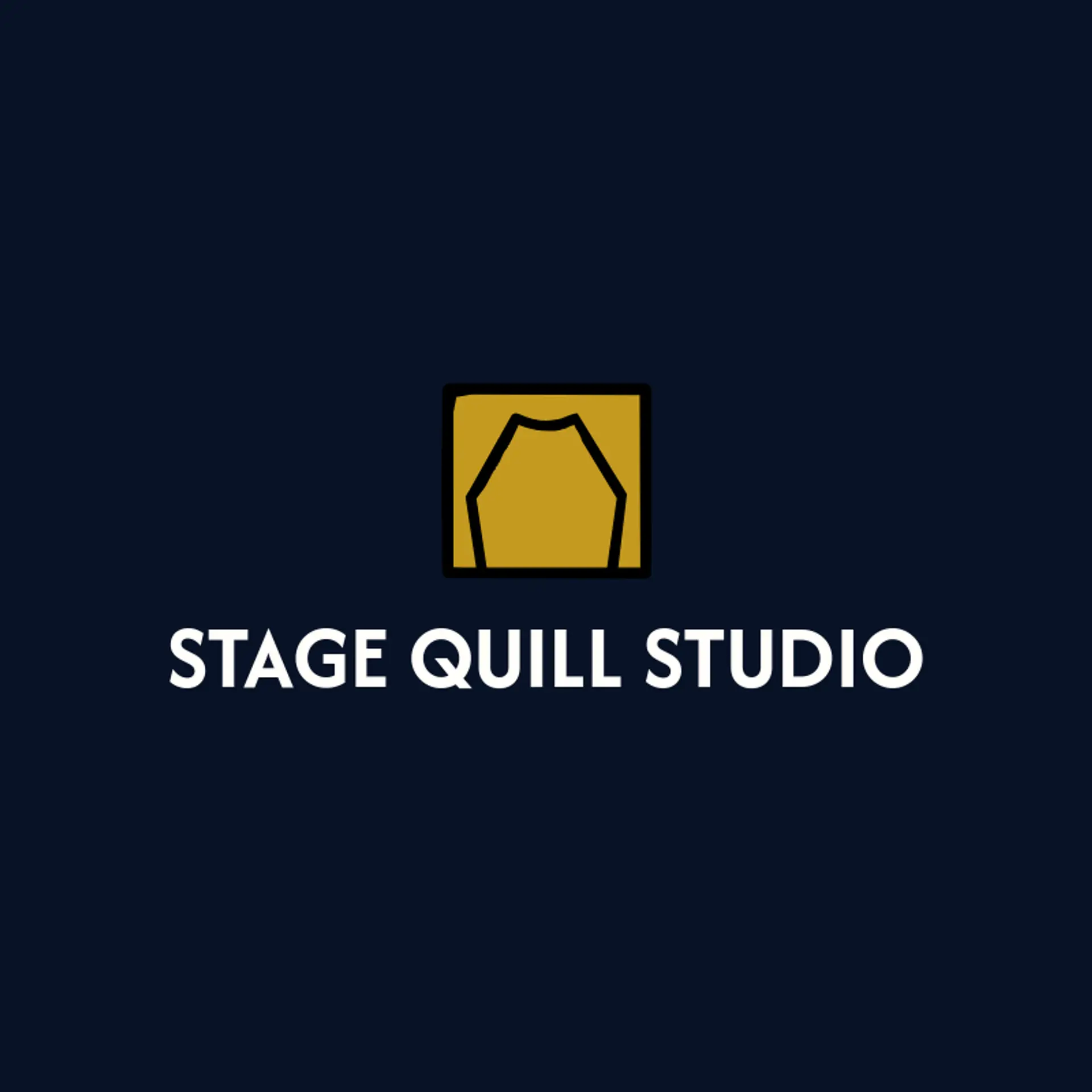 Stage Quill Studio logo for playwright