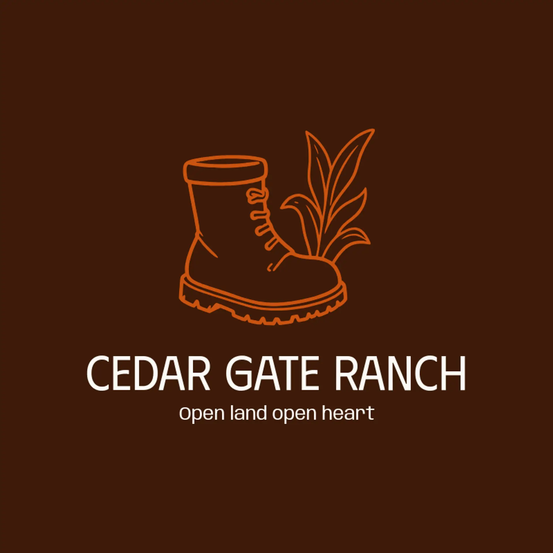 Cedar Gate Ranch logo for ranch