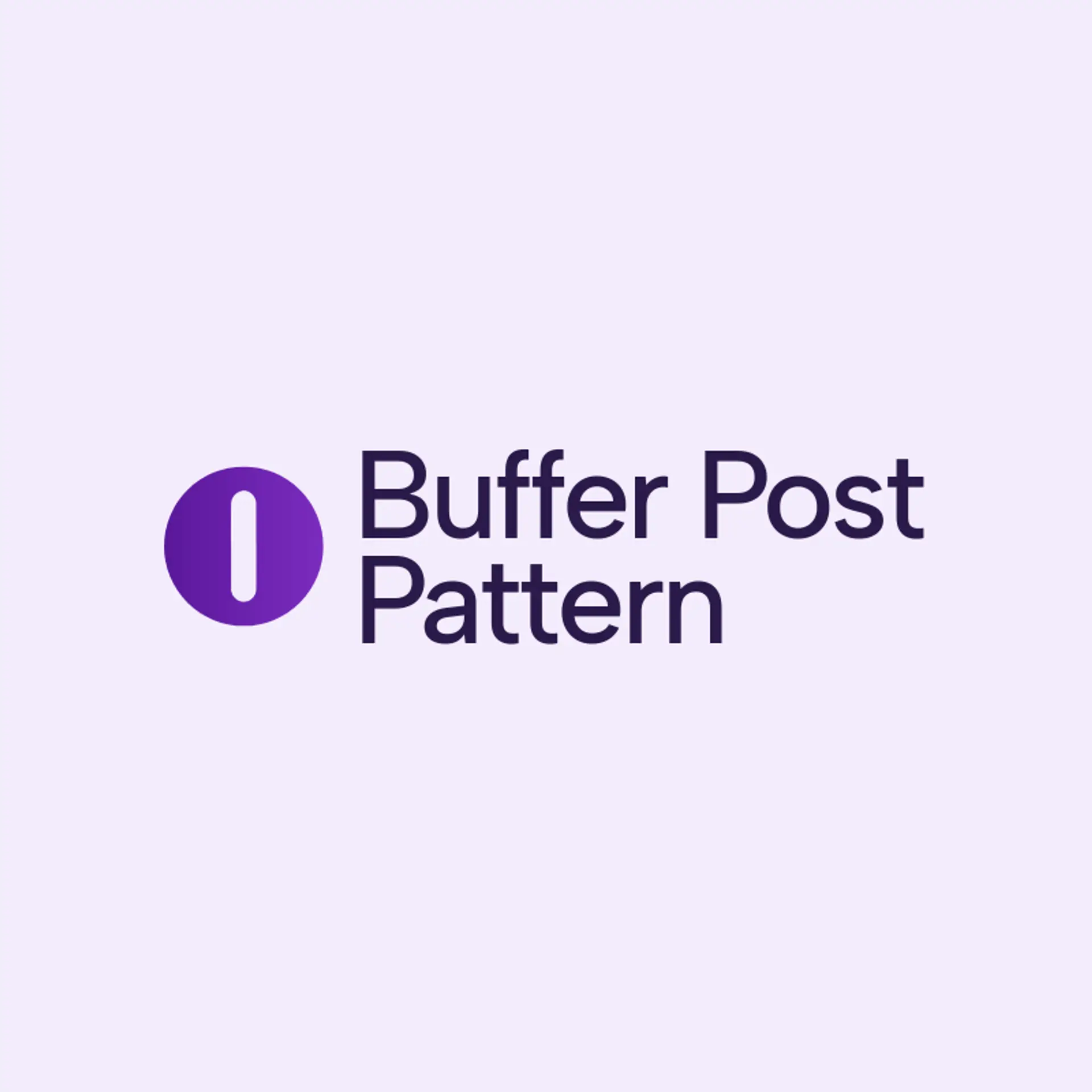 Buffer Post Pattern logo for buffer