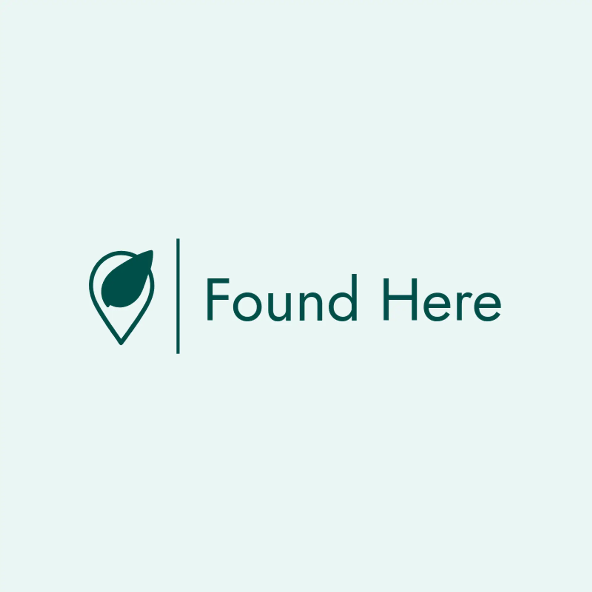 Found Here logo for location